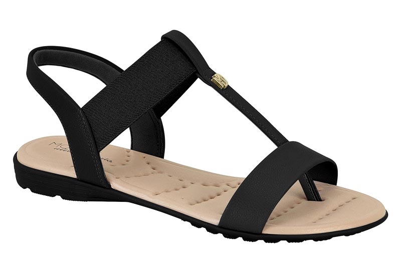 MODARE  Women Casual  Toe Ring  Sandals BLACK