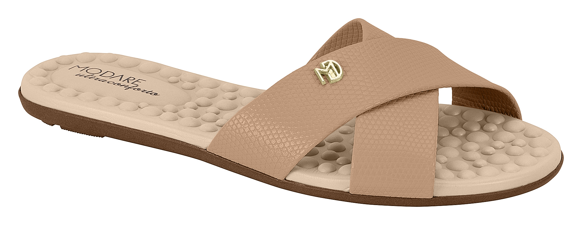 MODARE  Women Casual  Slip-on Slippers NUDE