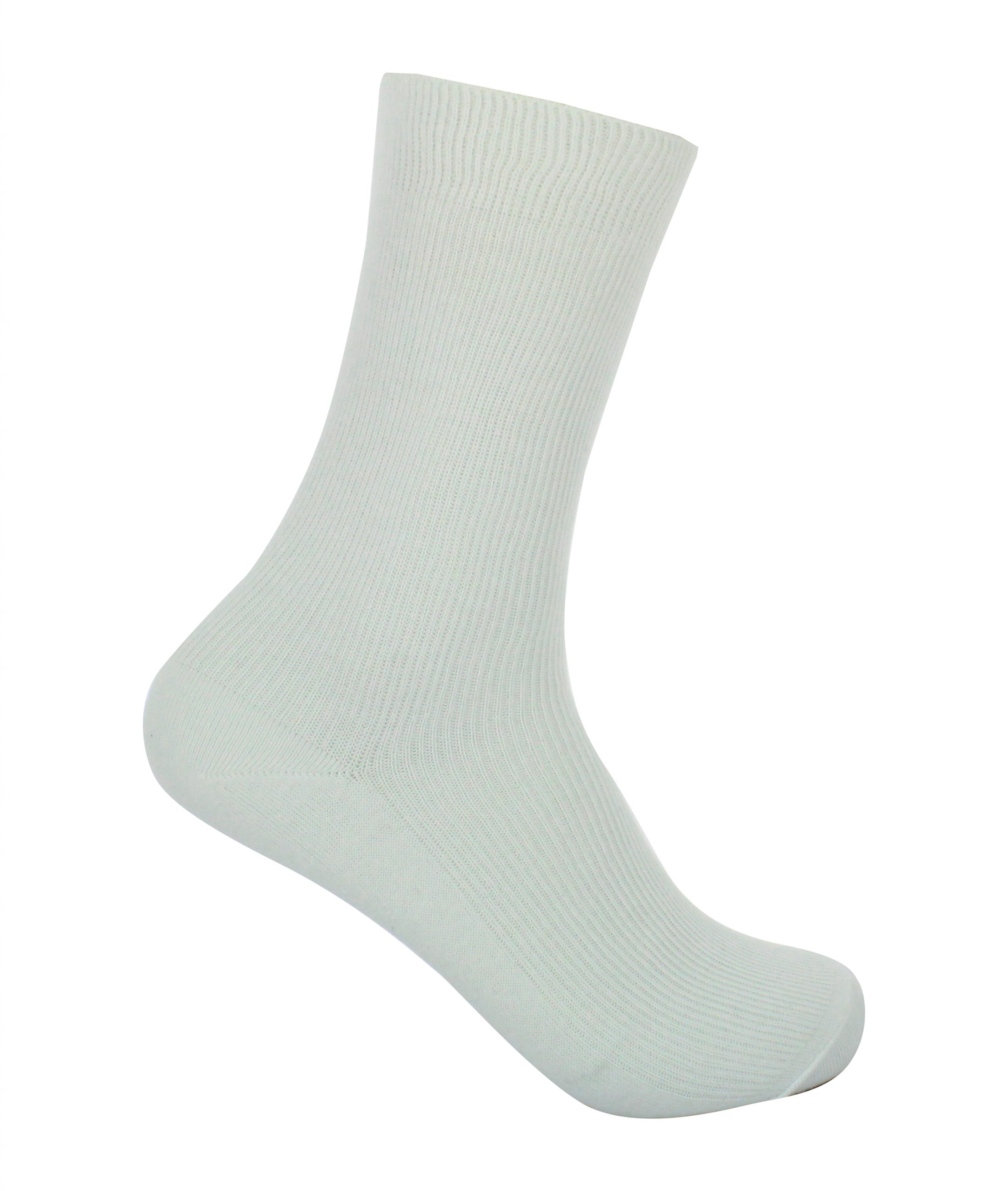 SAMSONS Unisex PLAIN CREW WHITE  - M