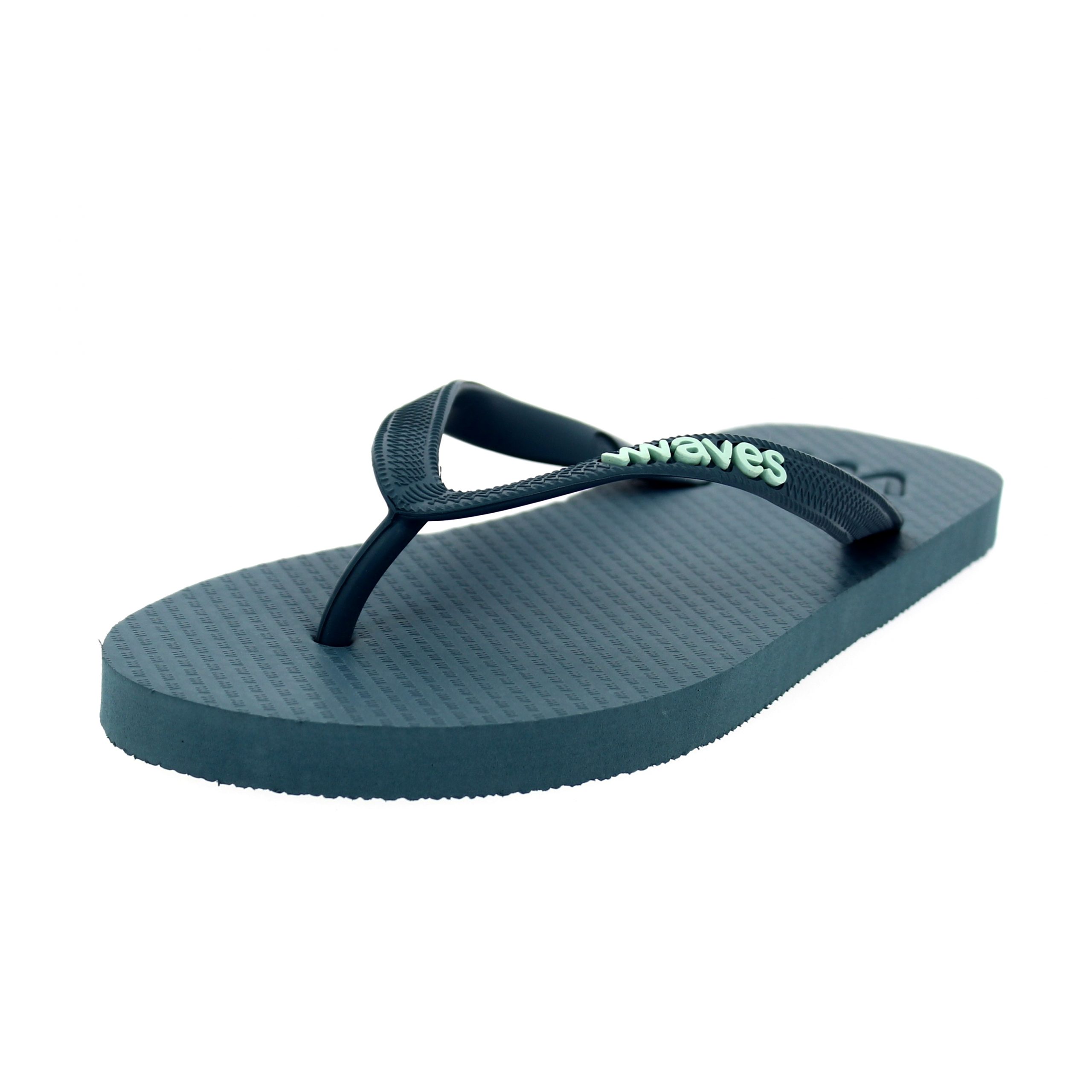 Waves   Men Casual FLATS  Flip Flops BLUE ASH
