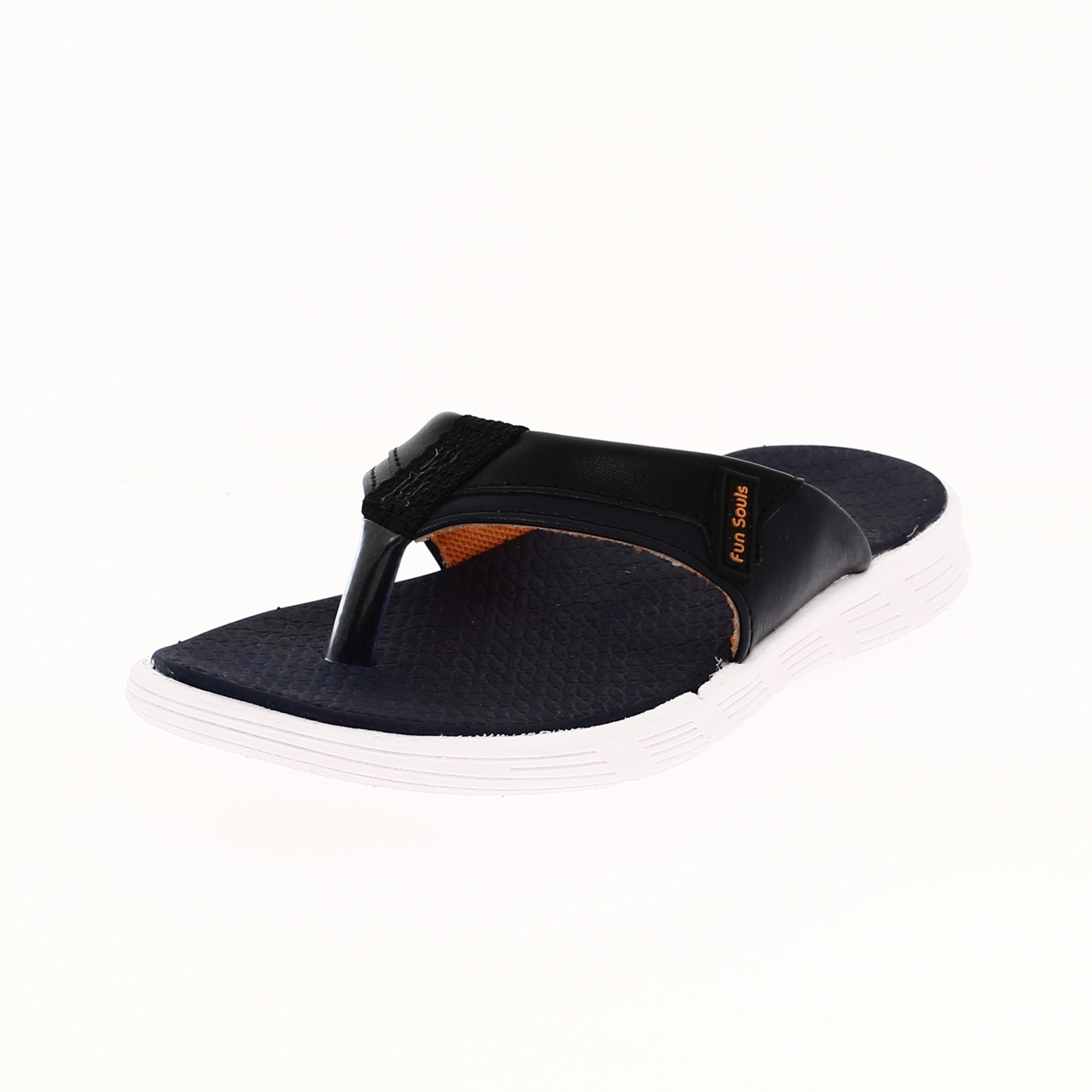 Fun Souls Boys Casual V-strap Slippers MULTI