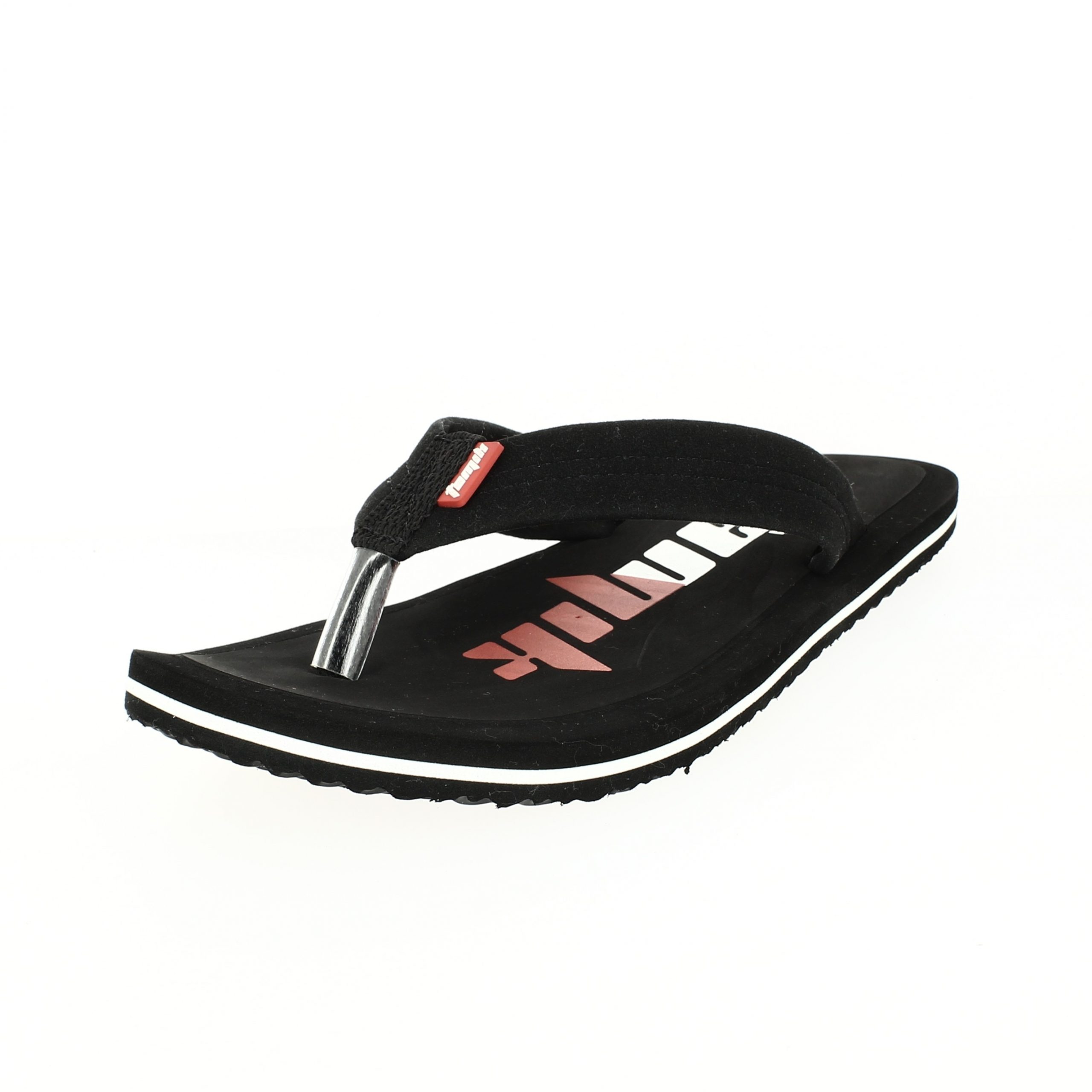 Tamik   Men Casual V-strap Slippers BLACK