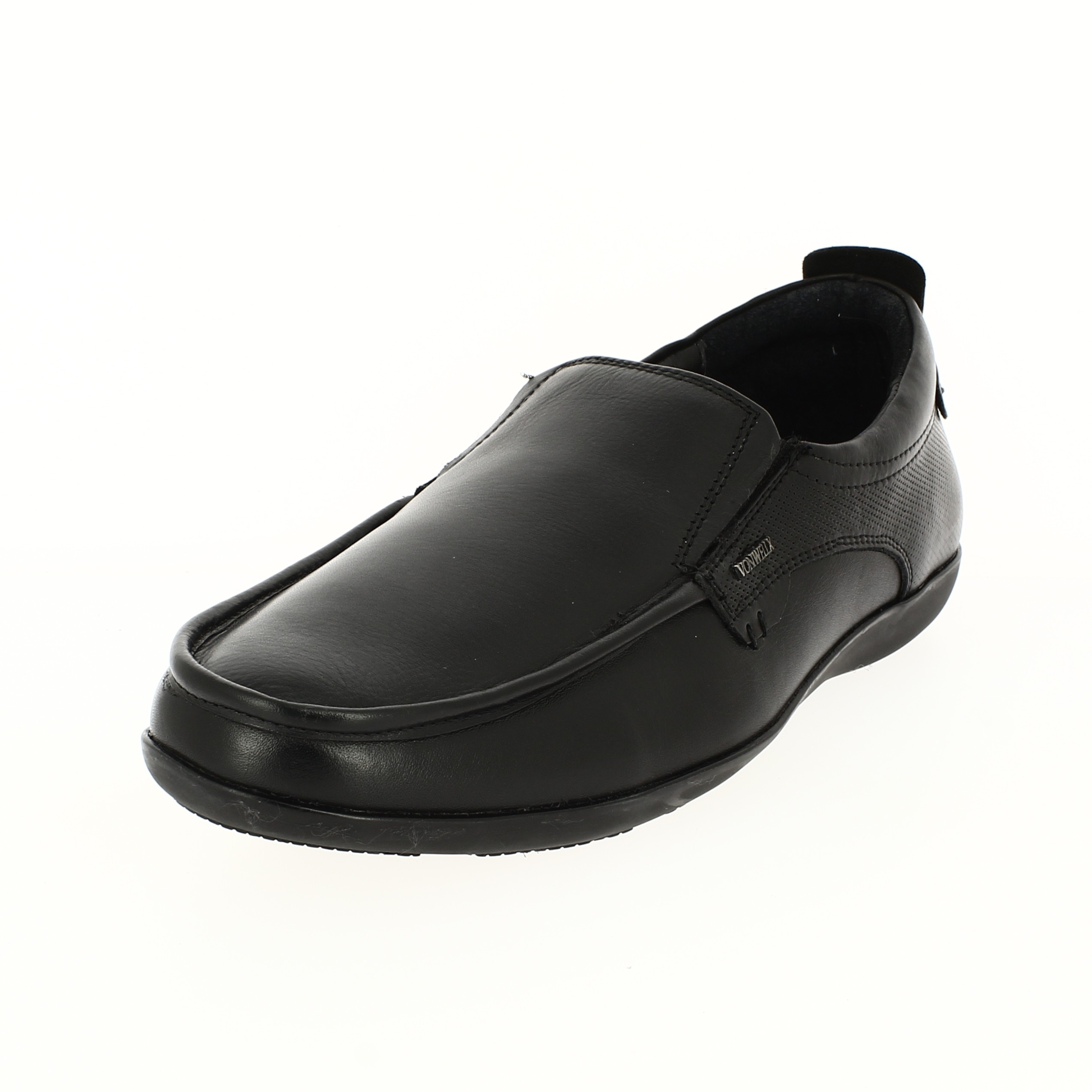 Von Wellx   Men Casual  Slip-on Shoes BLACK