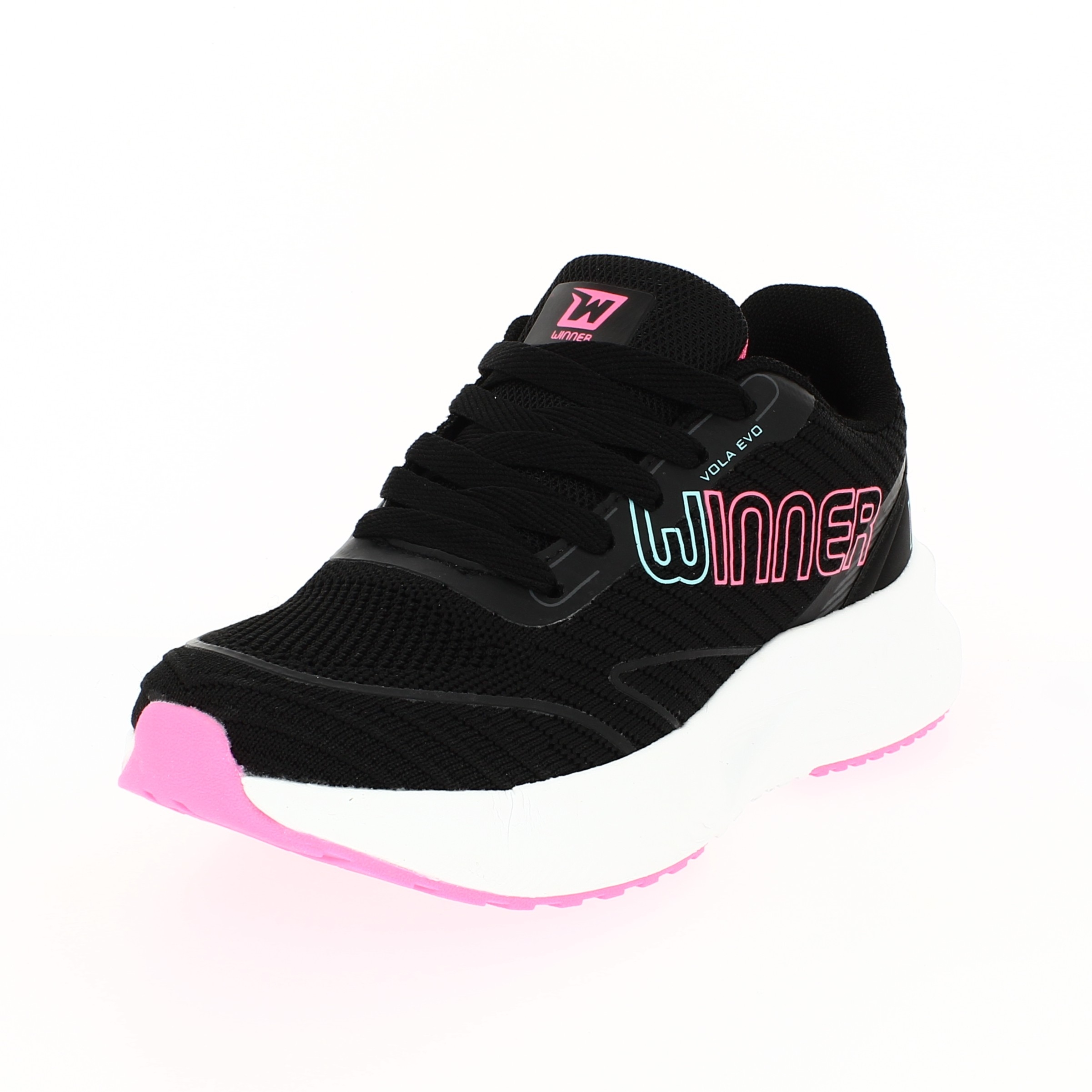 Winner  Women Casual Lacing Shoes BLACK