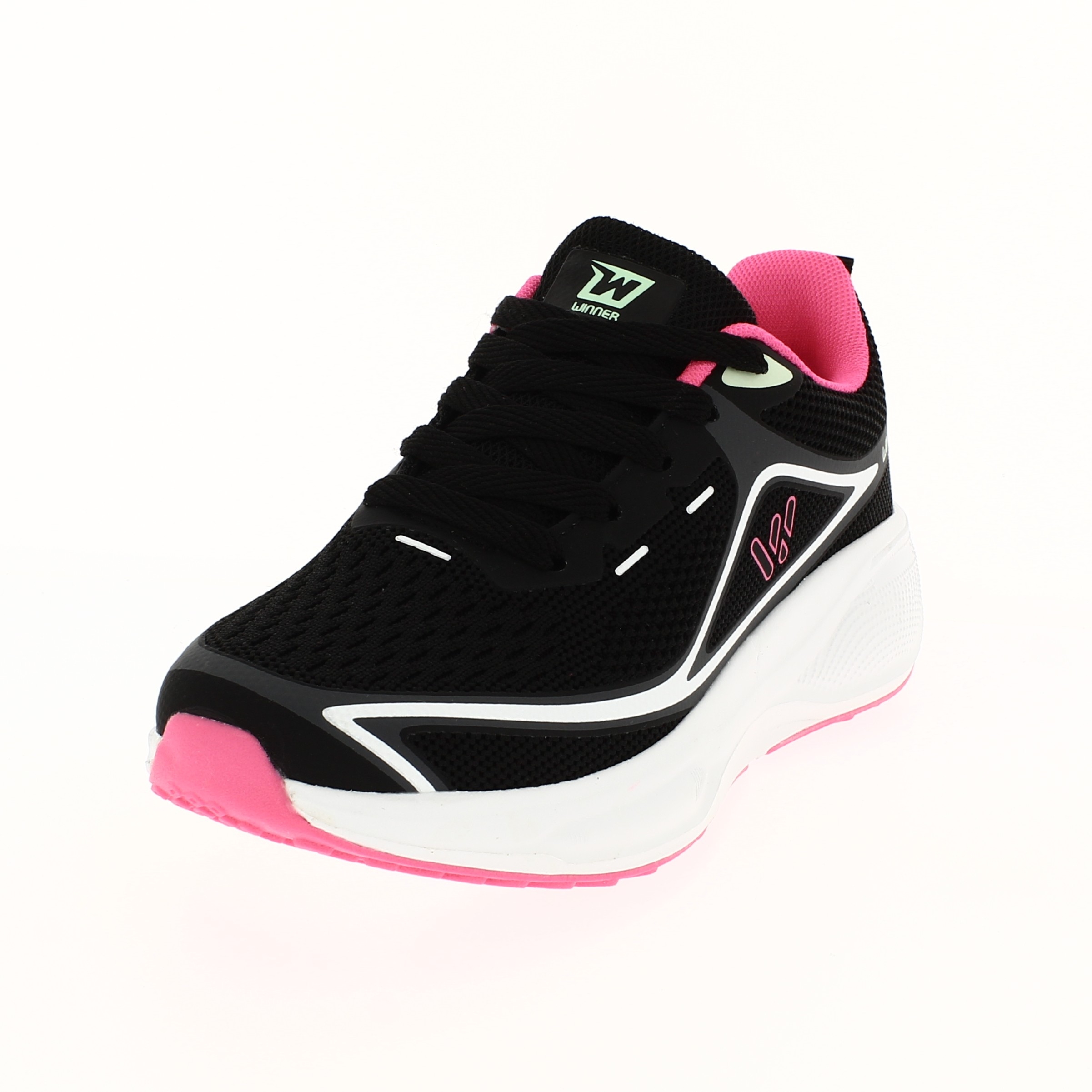 Winner  Women Casual Lacing Shoes BLACK