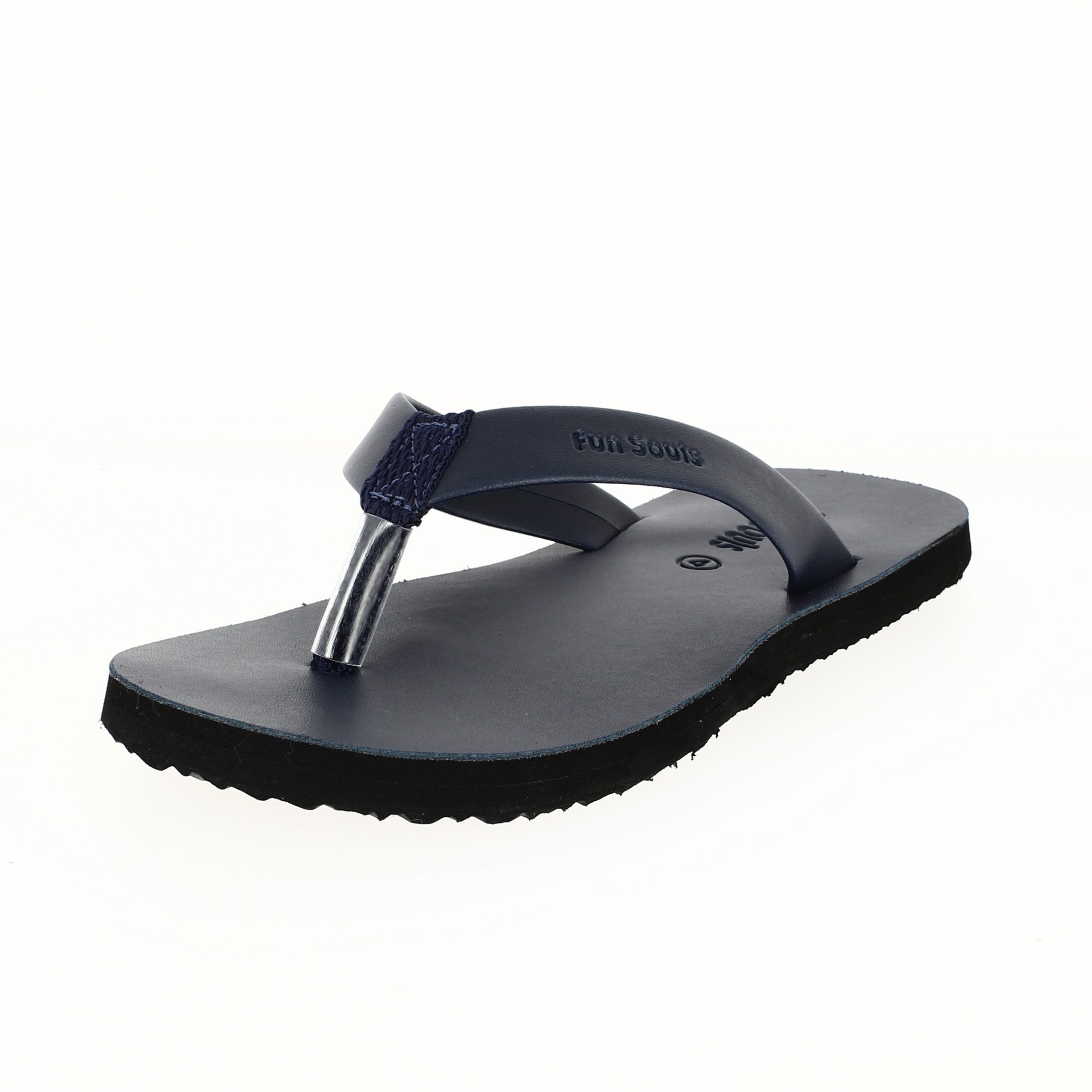 Fun Souls Boys Casual V-strap Slippers BLUE