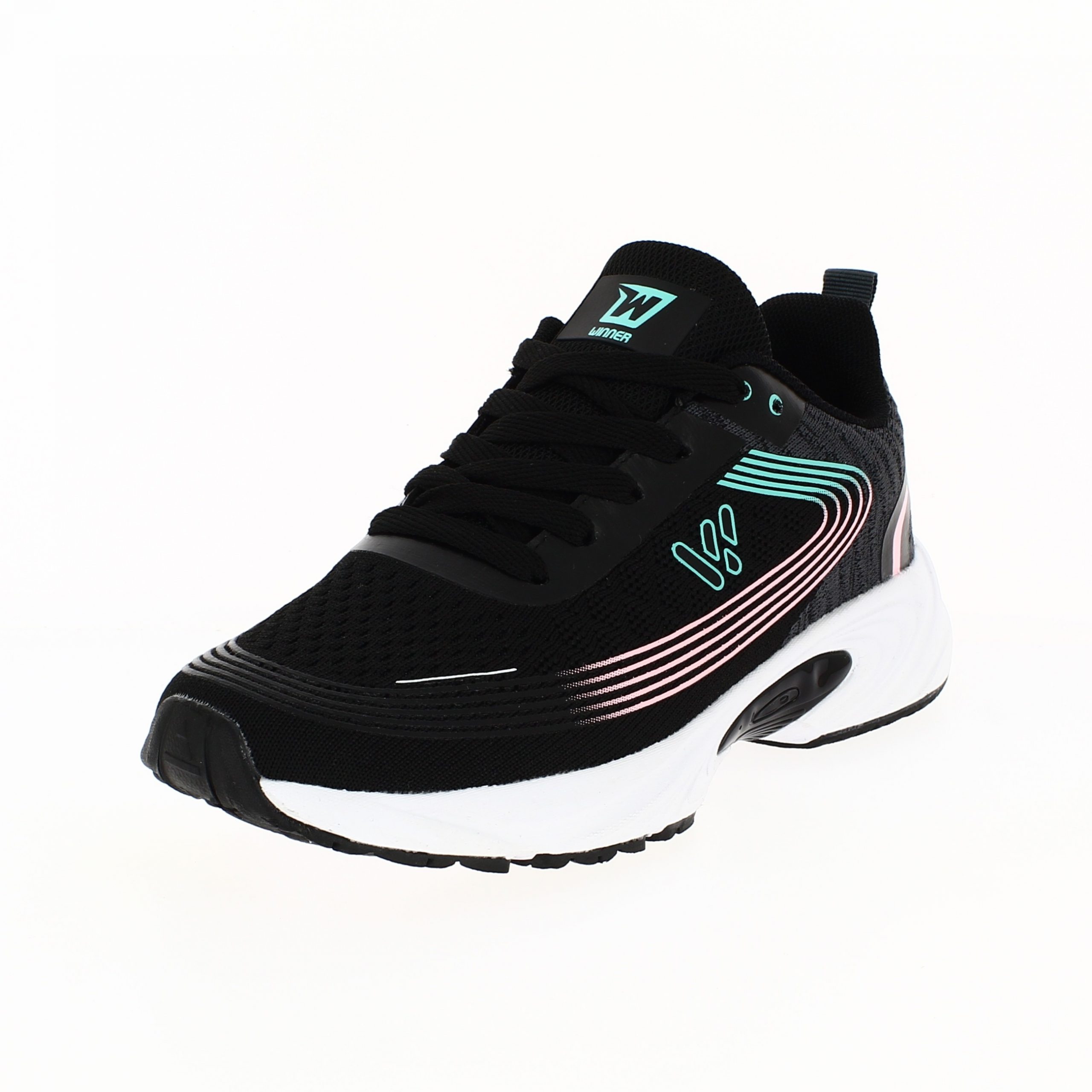 Winner  Women Casual Lacing Shoes BLACK