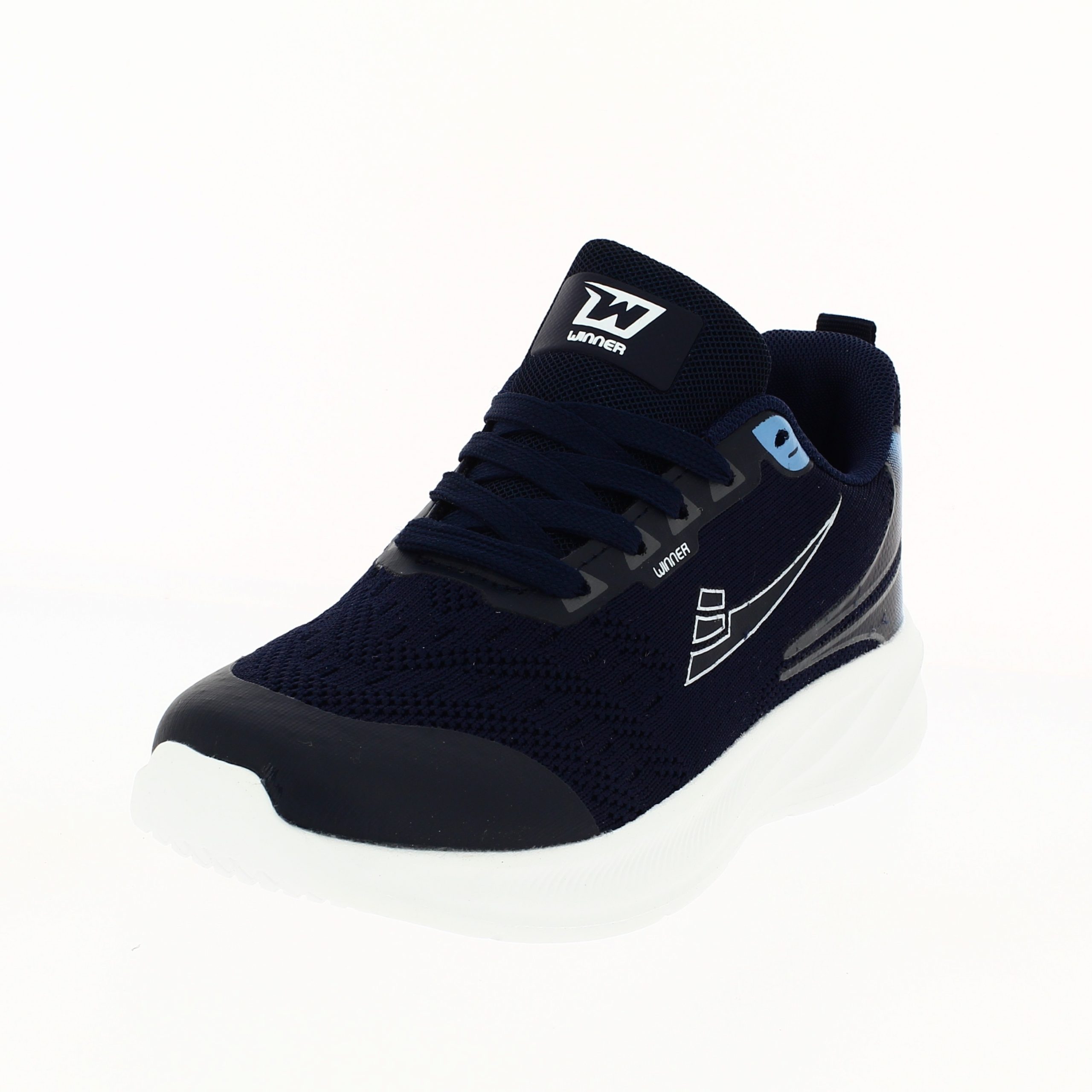Winner Boys Casual Lacing Shoes BLACK