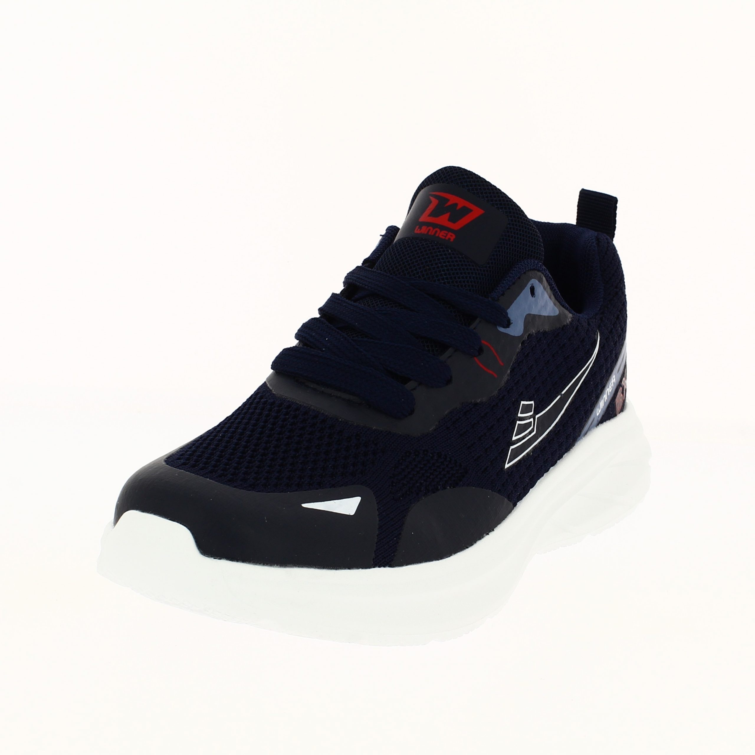 Winner Boys Casual Lacing Shoes BLACK