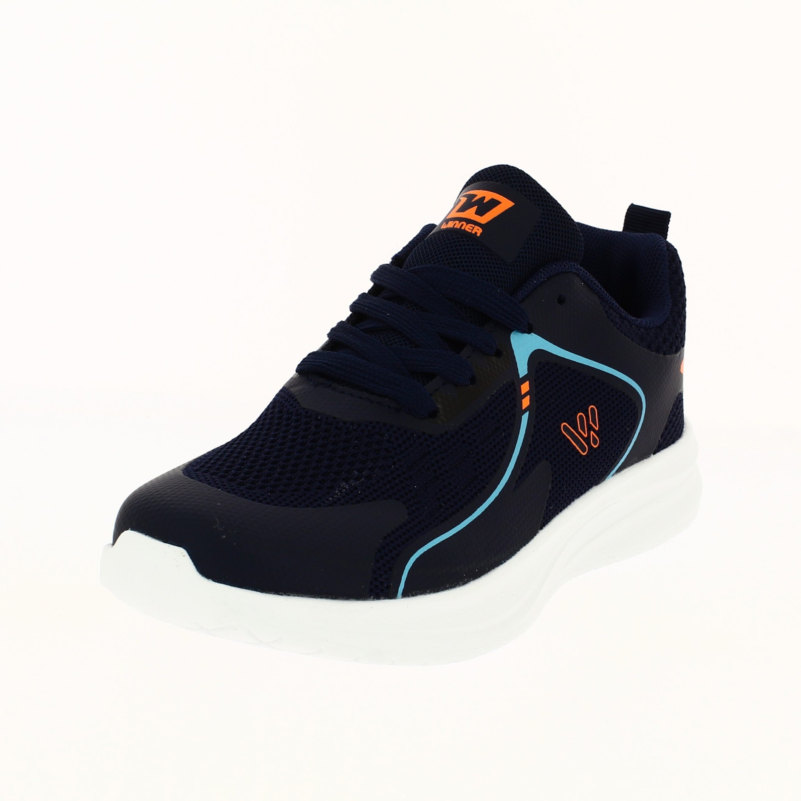 Winner Boys Casual Lacing Shoes BLACK