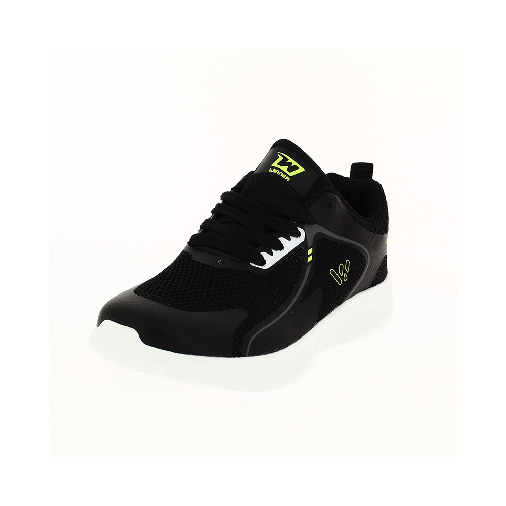 Winner Boys Casual Lacing Shoes BLACK