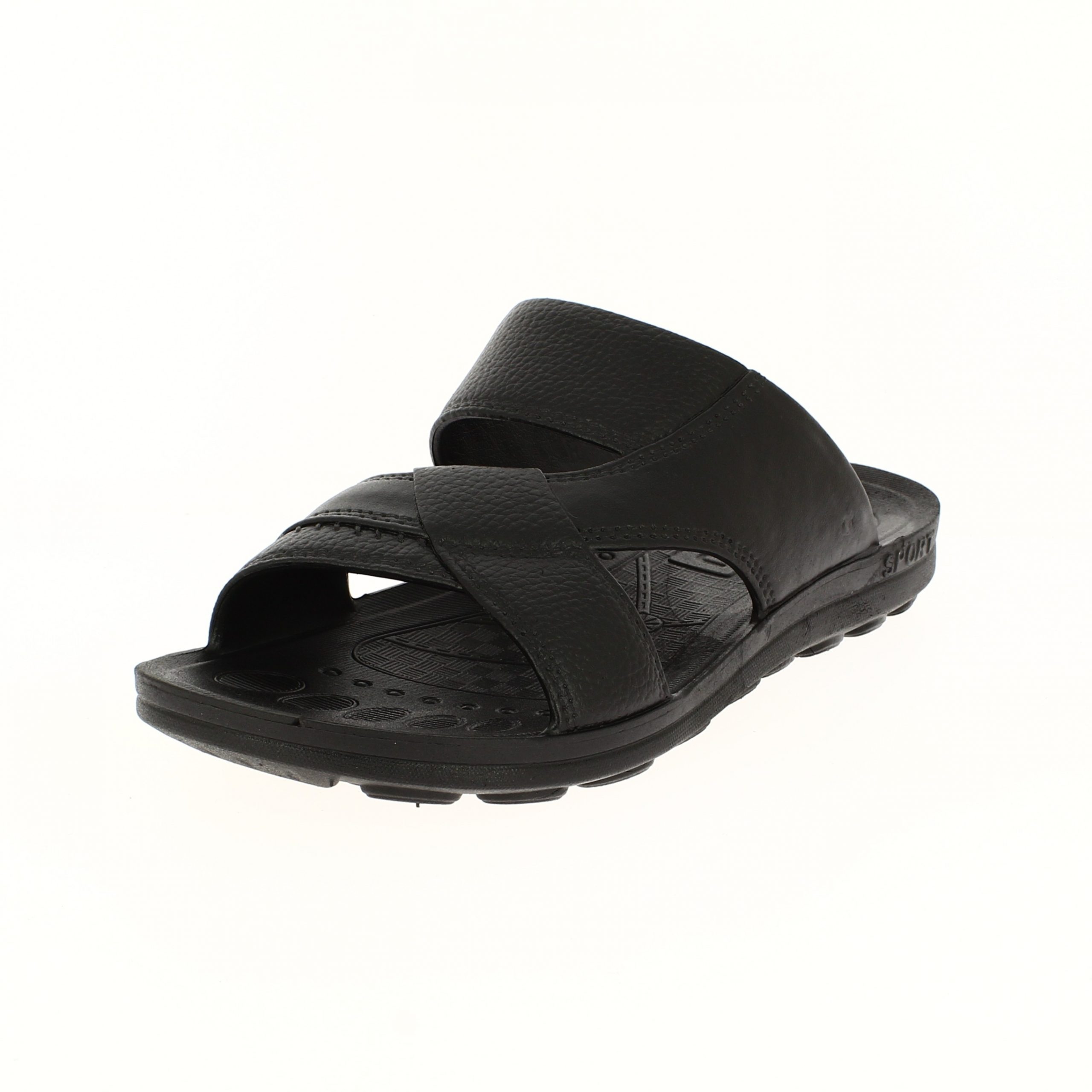 FREEDOM   Men Casual  Slip-on Slippers BLACK