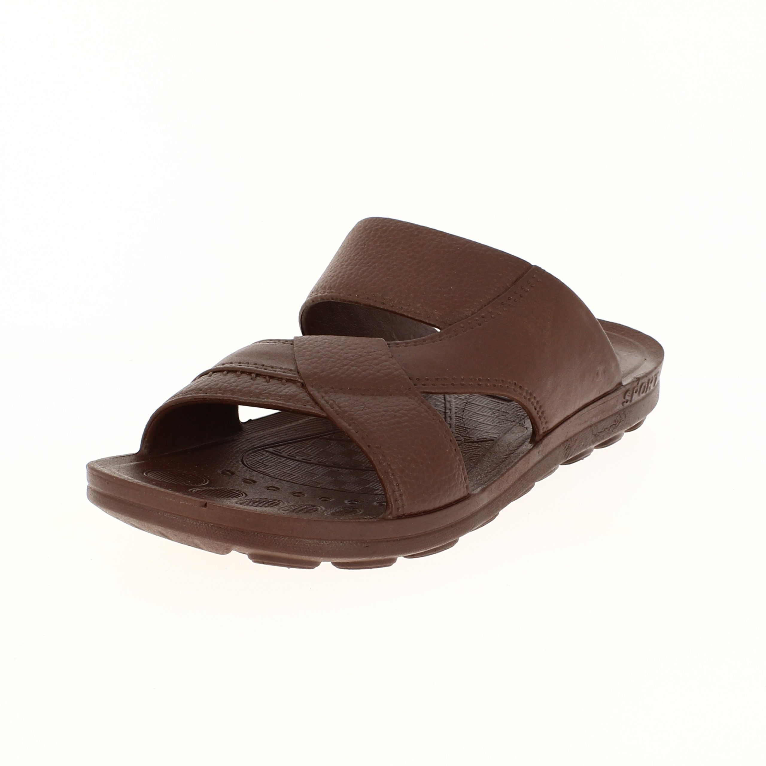 FREEDOM   Men Casual  Slip-on Slippers BROWN