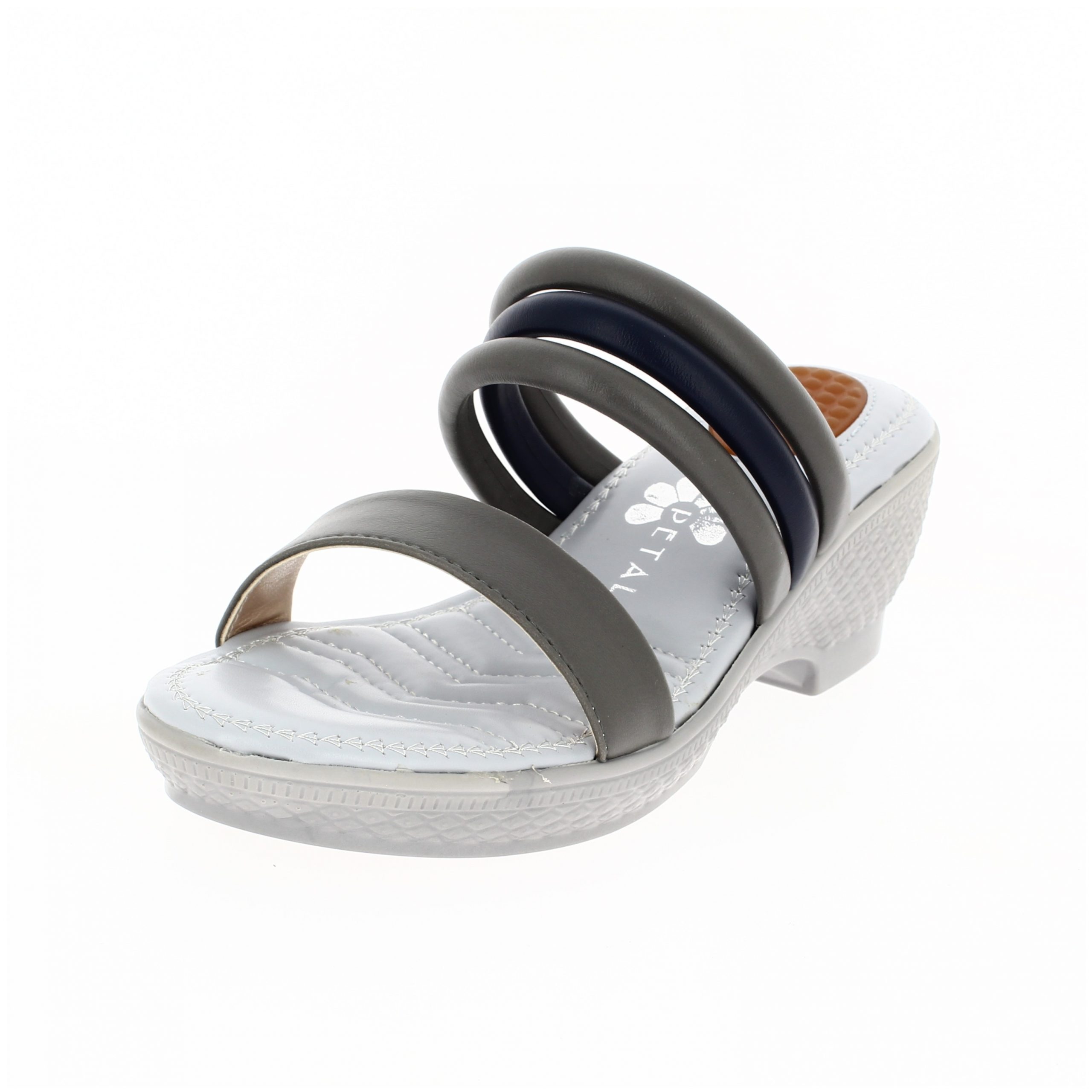 PETALZ  Women Casual  Slip-on Slippers ASH