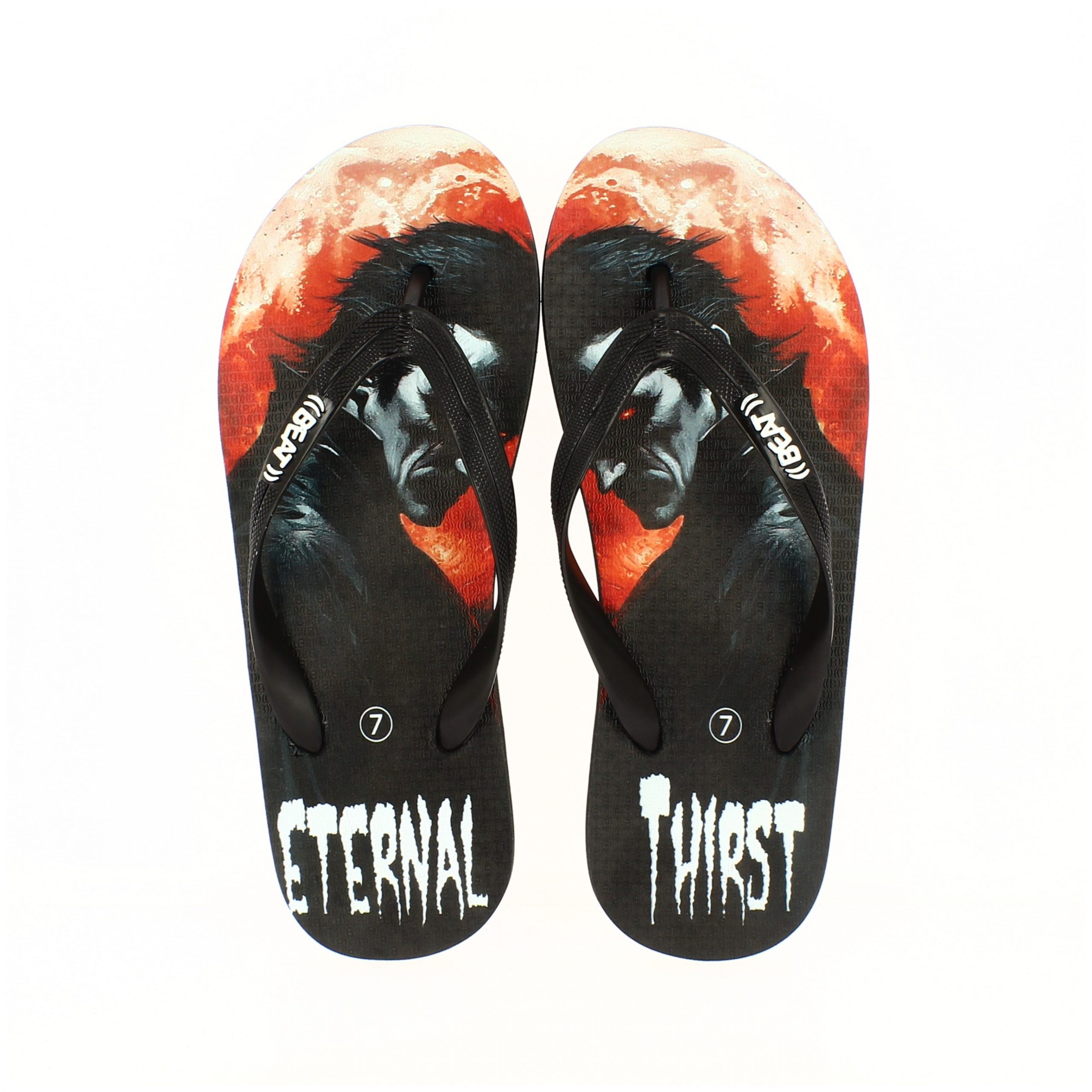 BEAT  Men Casual FLATS  Flip Flops Red , White , Orange , Grey , Black