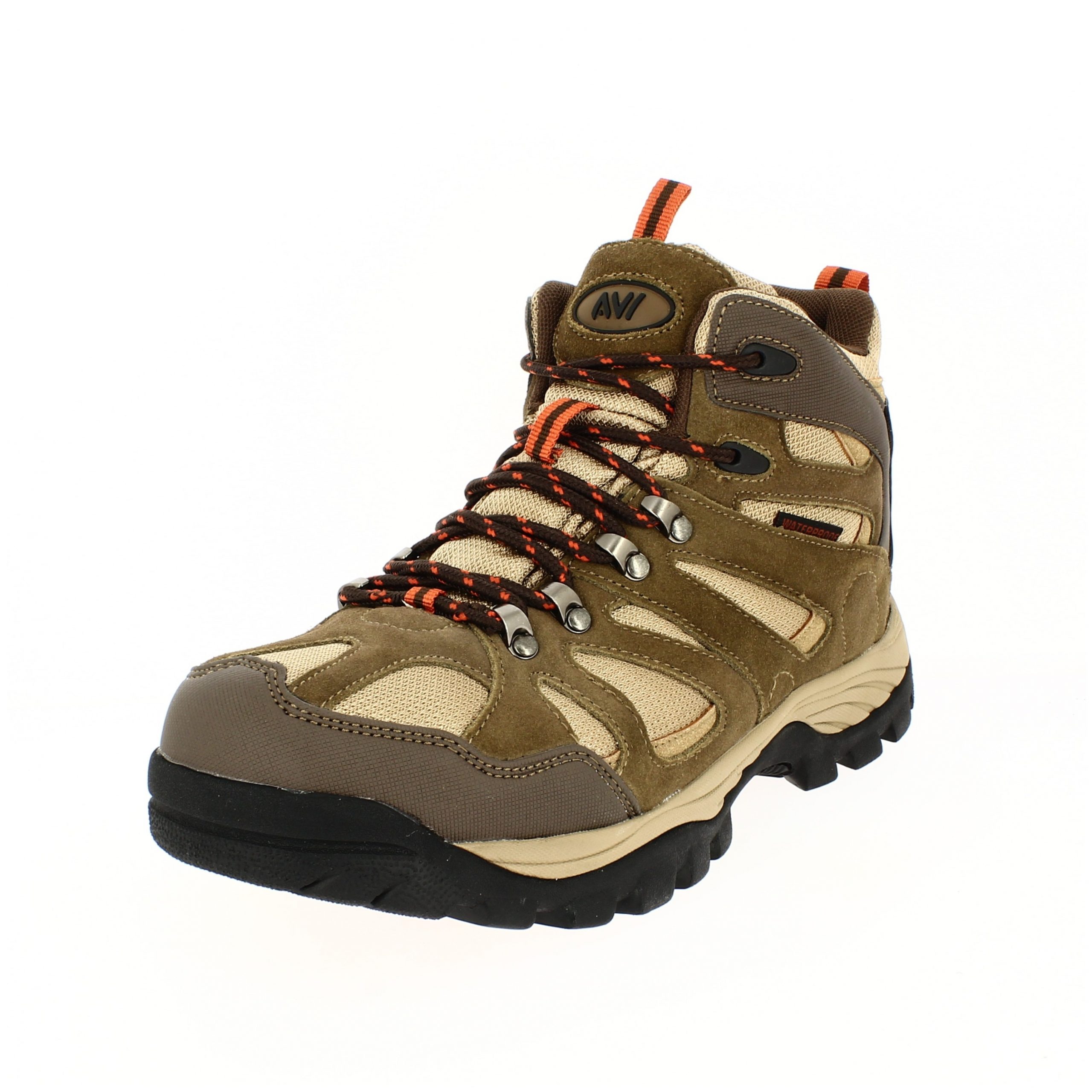AVI Men Sports Lacing Hiking Shoes BROWN