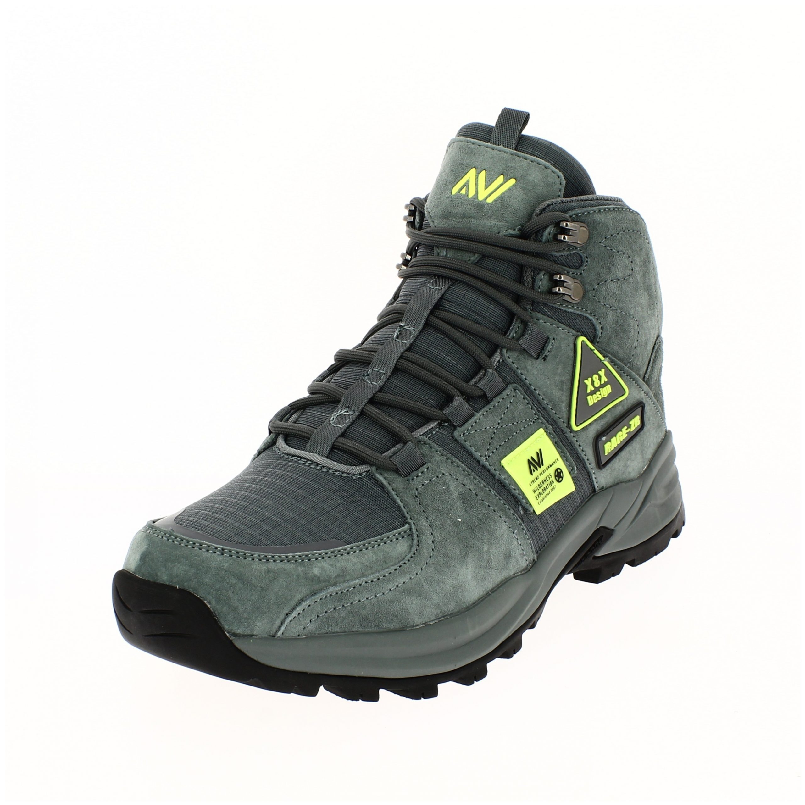 AVI   Men Sports Lacing HIKING Shoes GRAY