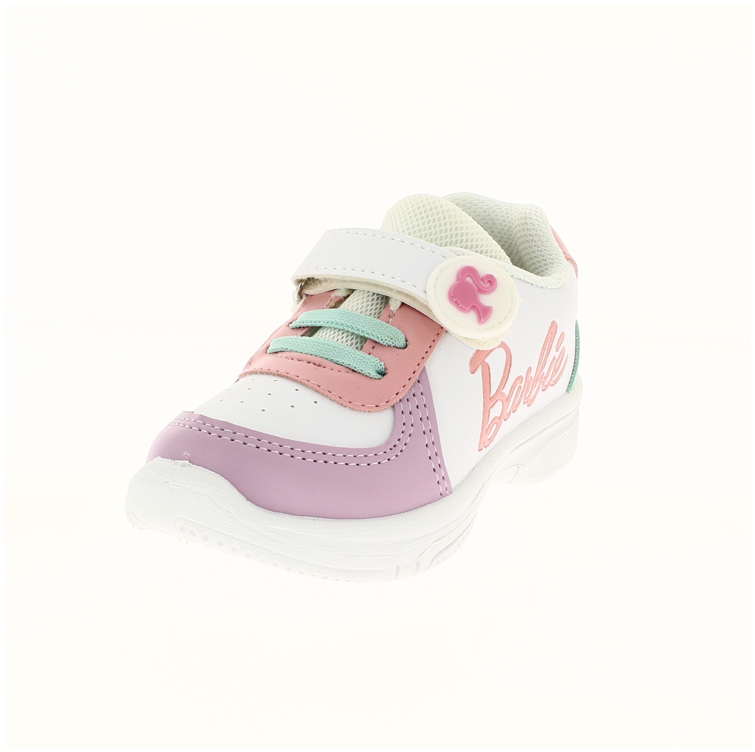 Barbie Girls Casual Velcro Shoes WHITE