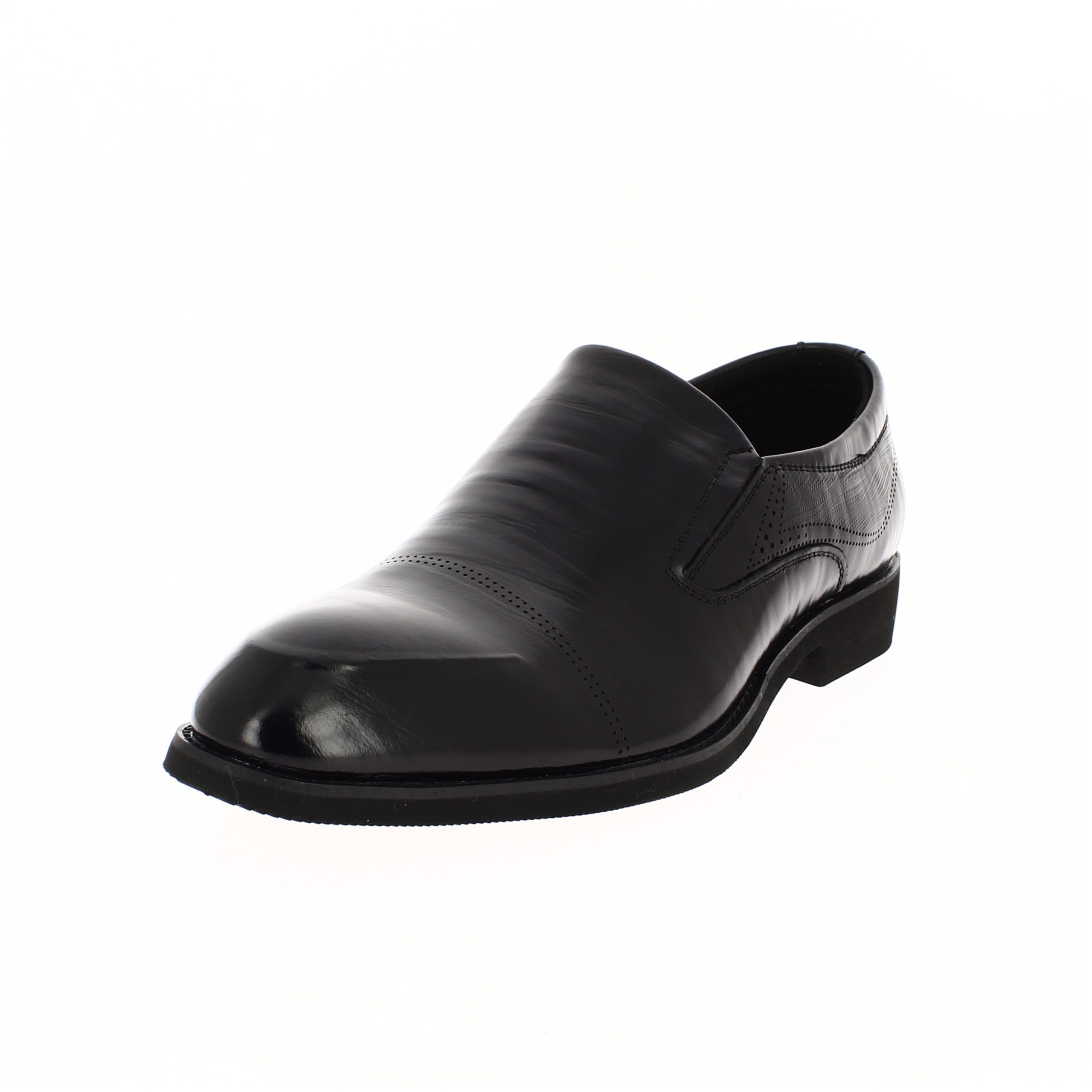 Royal Wings   Men Formal  Slip-on Shoes BLACK