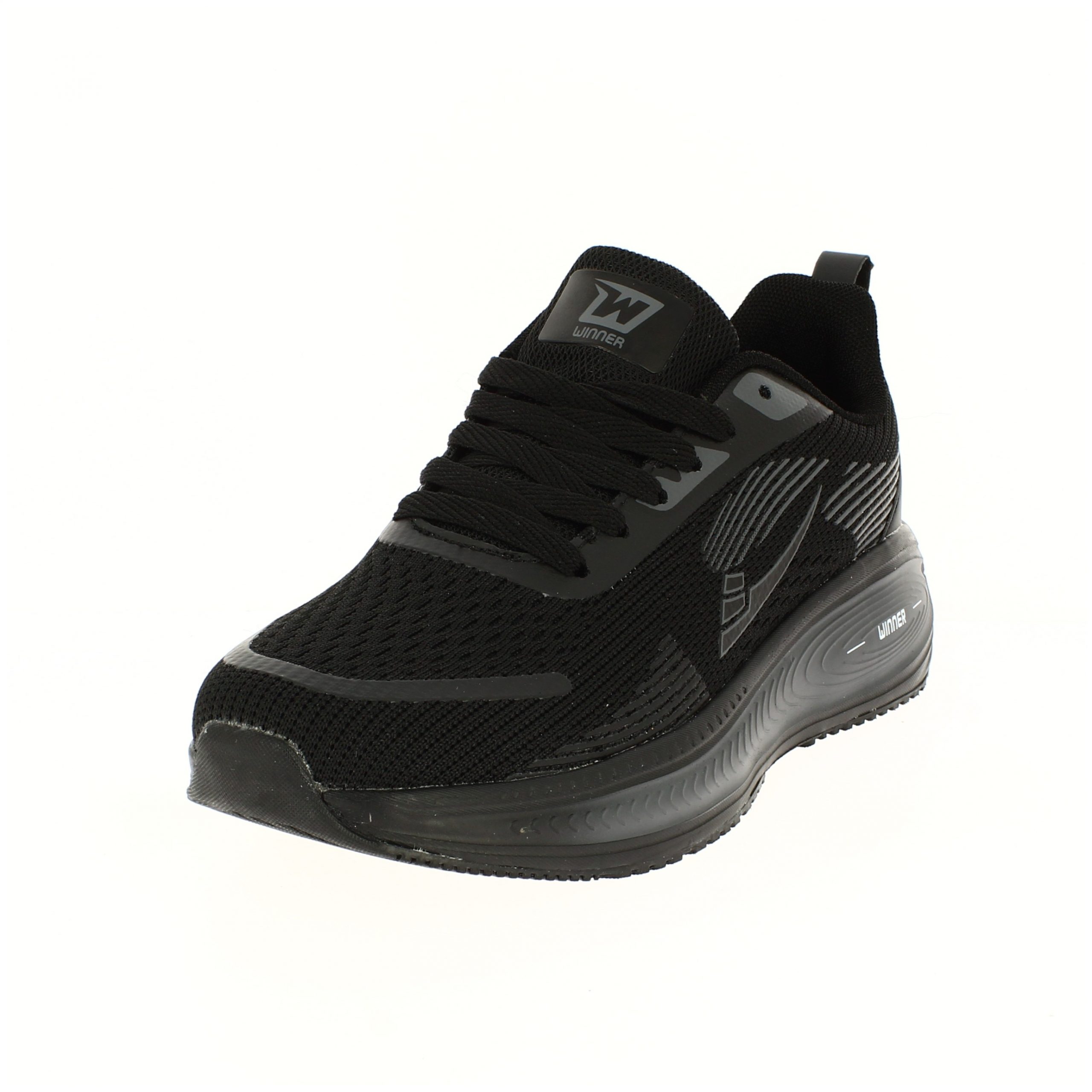 Winner   Men Casual Lacing Shoes BLACK