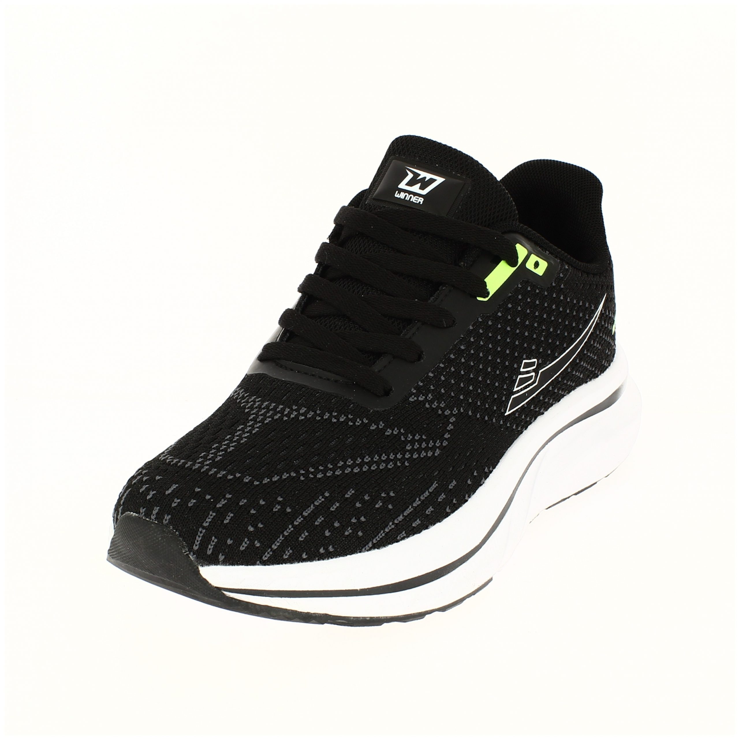 Winner   Men Casual Lacing Shoes BLACK
