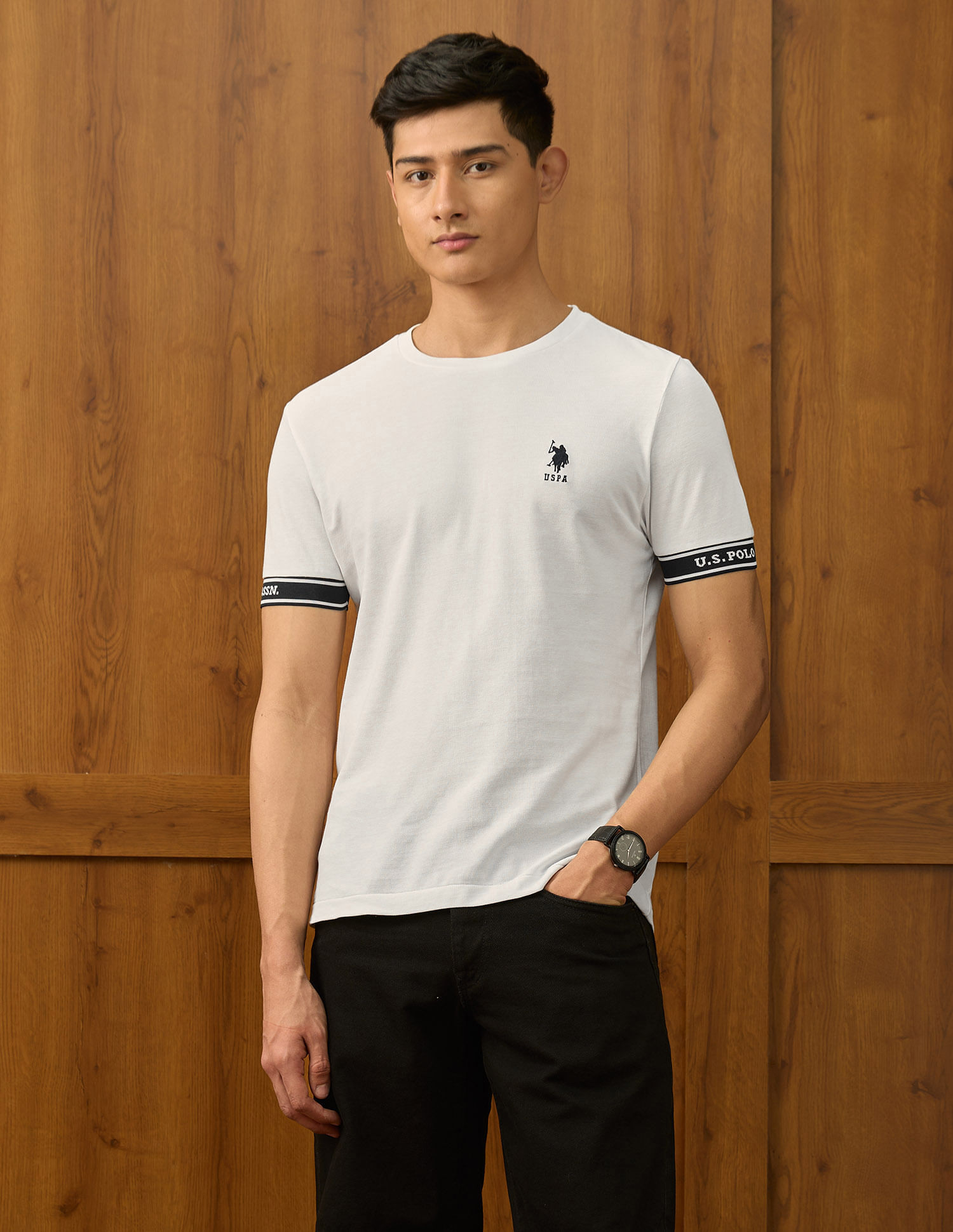 U.S. Polo Assn Men Casual T-SHIRTS NAVY