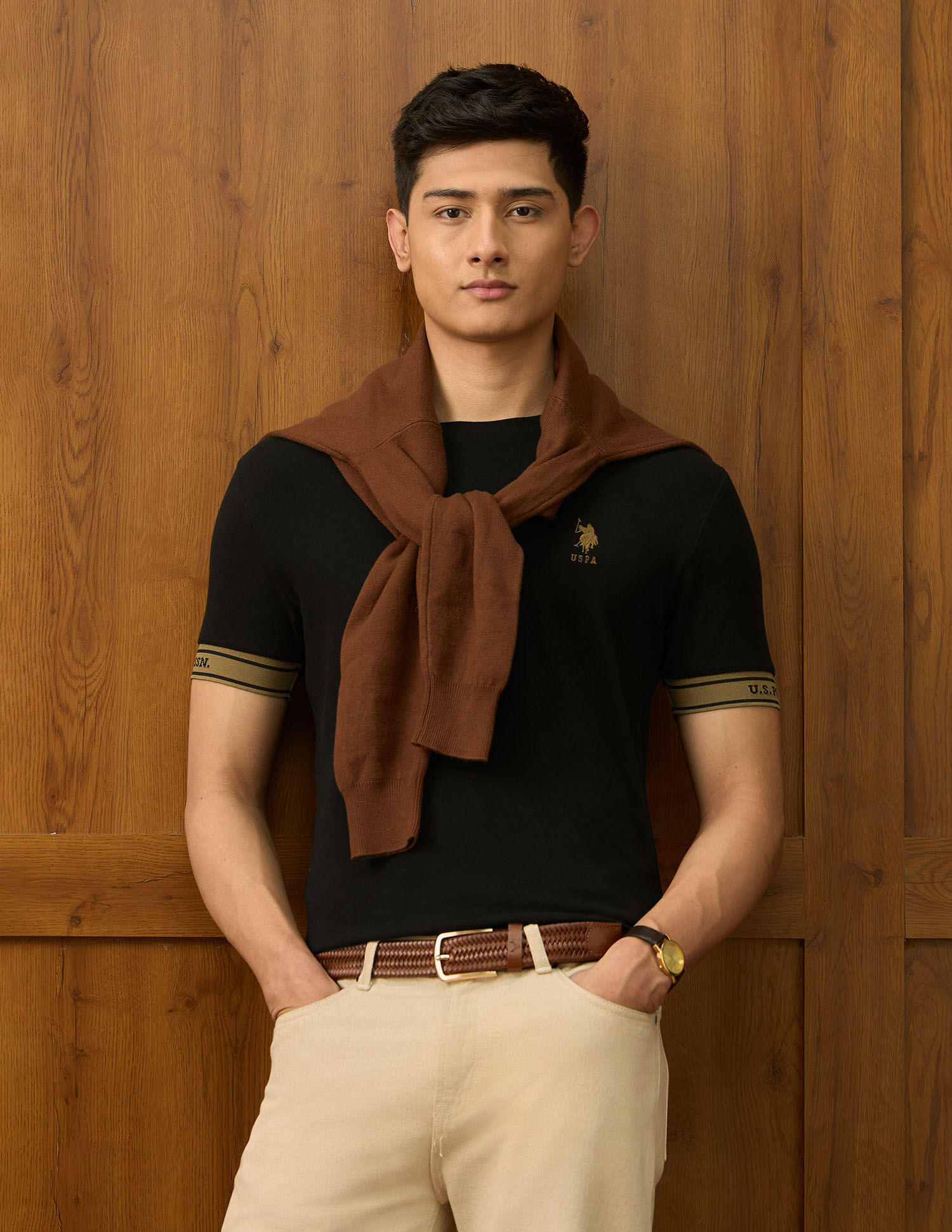 U.S. Polo Assn Men Casual T-SHIRTS WHITE