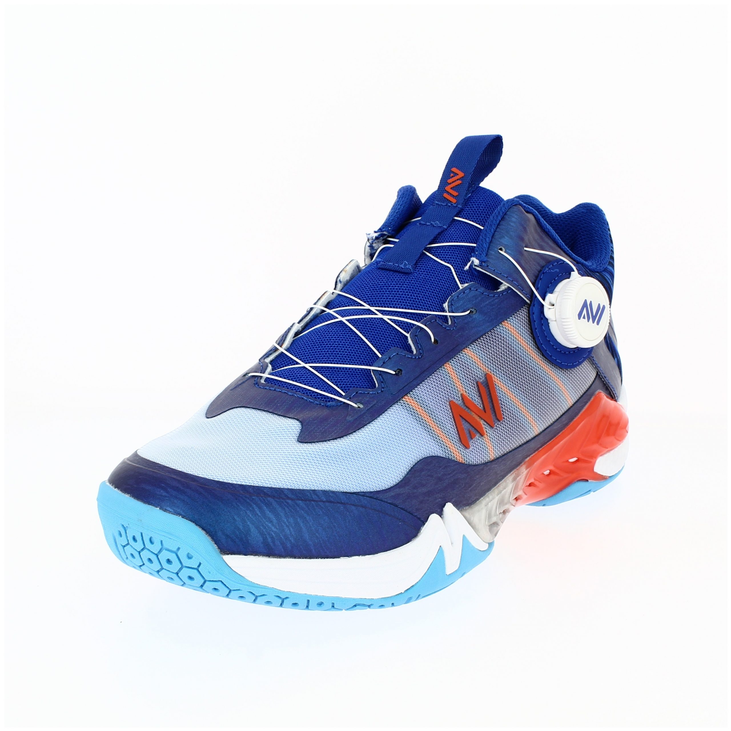 AVI Men Sports BADMINTON Lacing Shoes BLUE