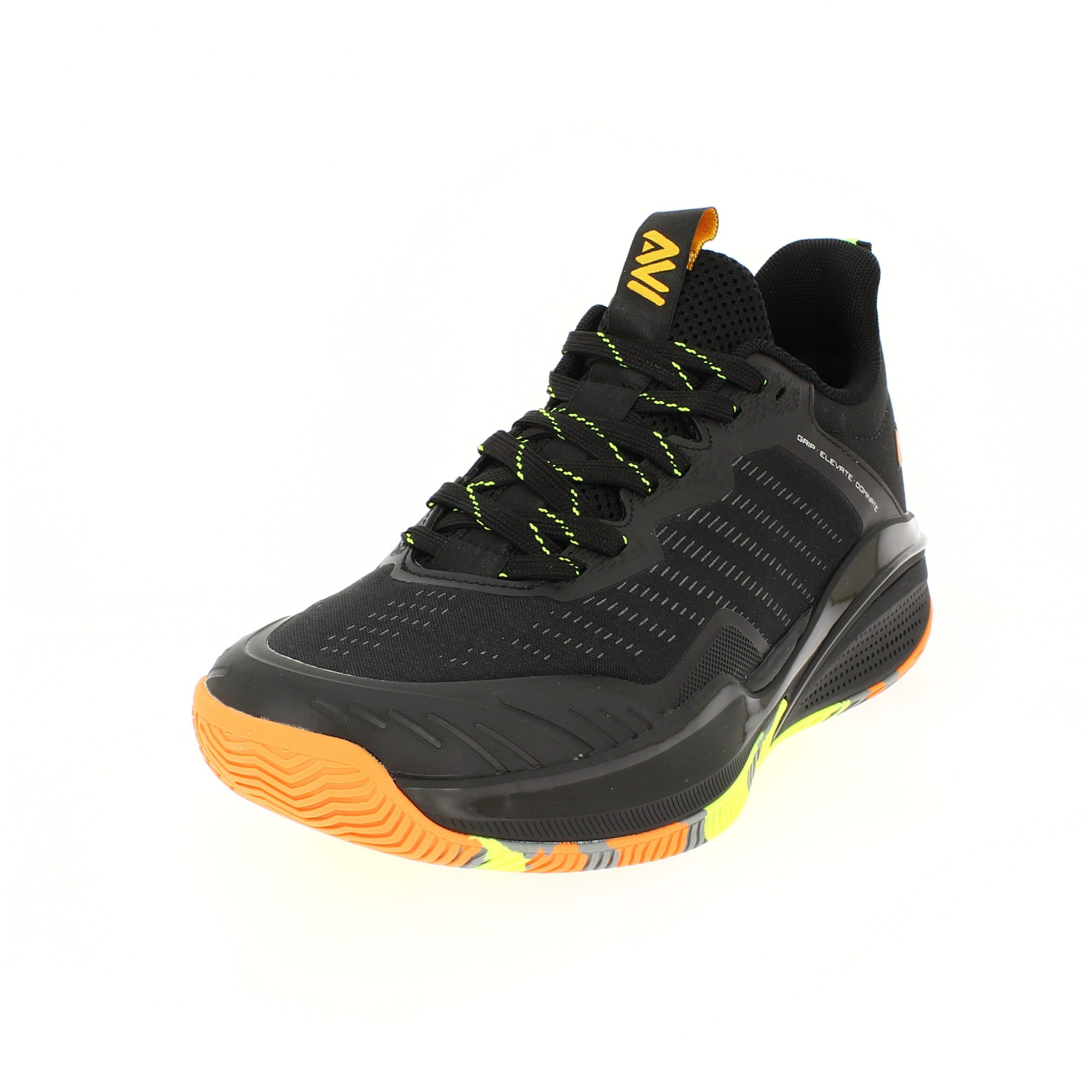 AVI Men BASKETBALL Lacing Shoes BLACK