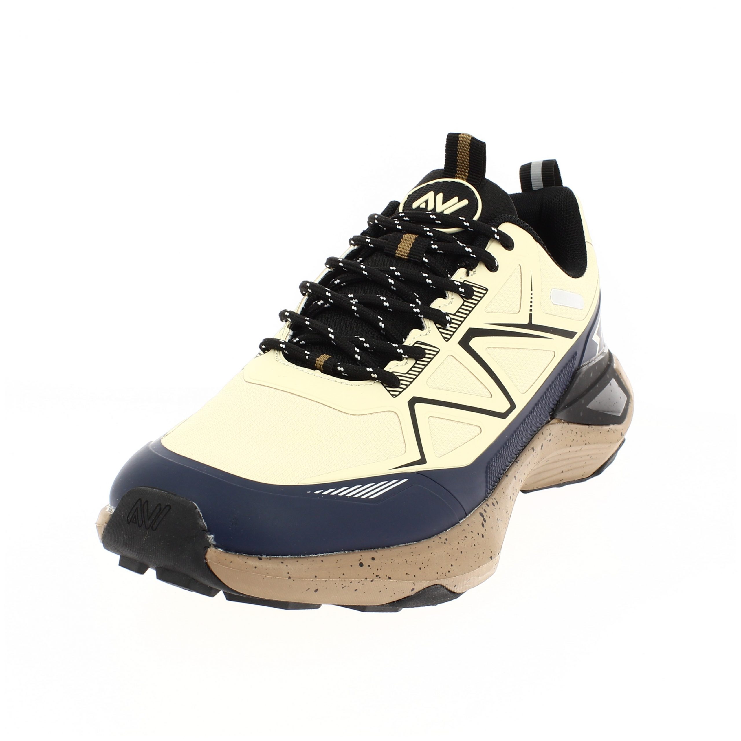 AVI Men Sports RUNNING Lacing Shoes BEIGE