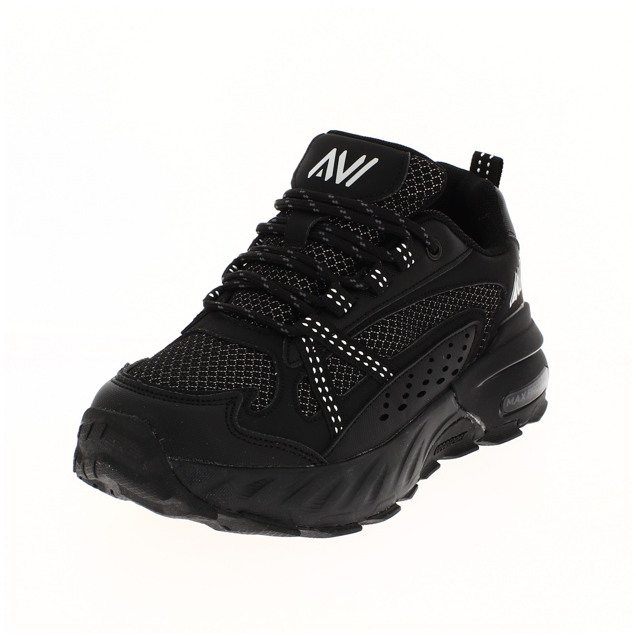 AVI  Women Lacing Shoes RUNNING BLACK