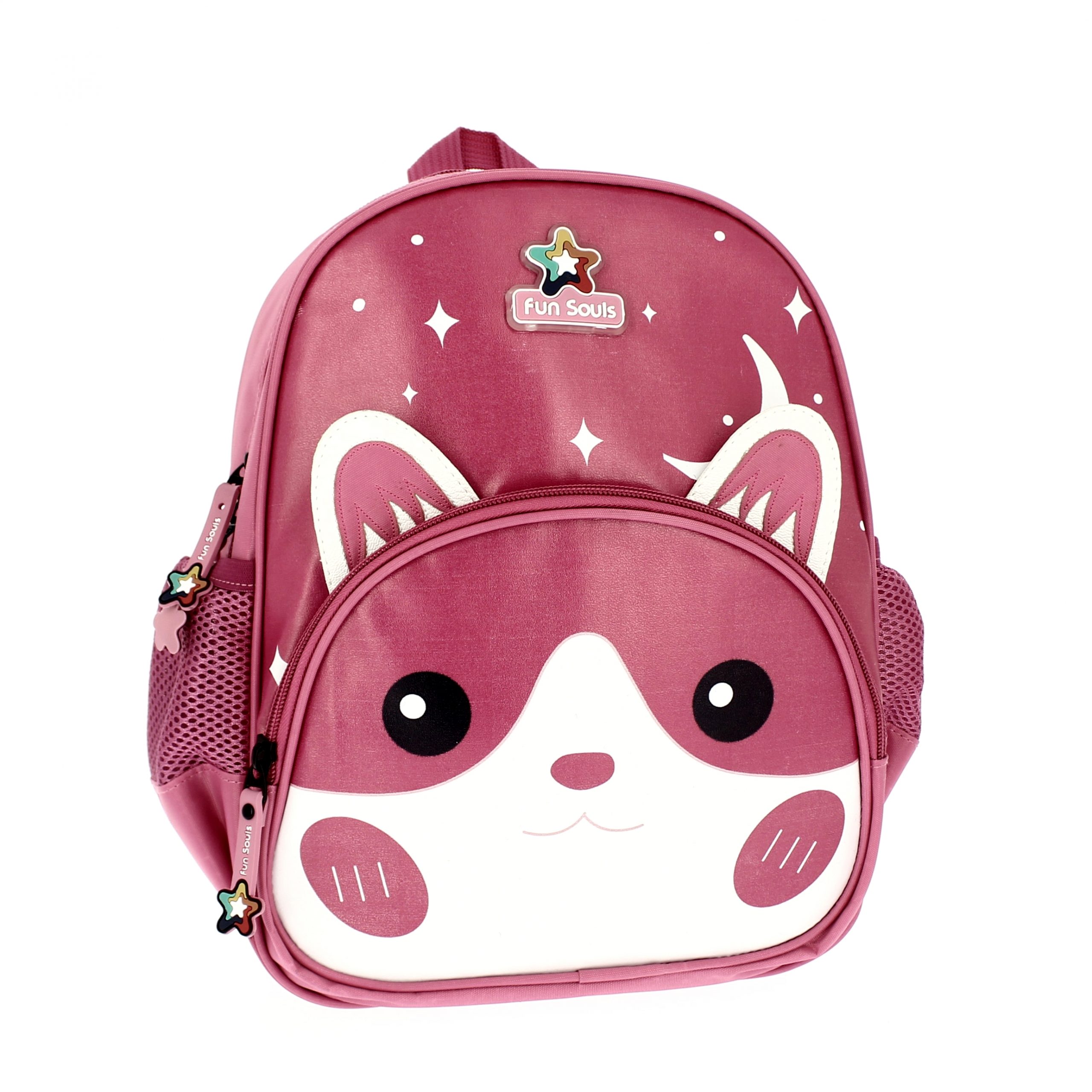 Fun Souls Girls BACK PACK PINK - 33cmx26cmx11cm