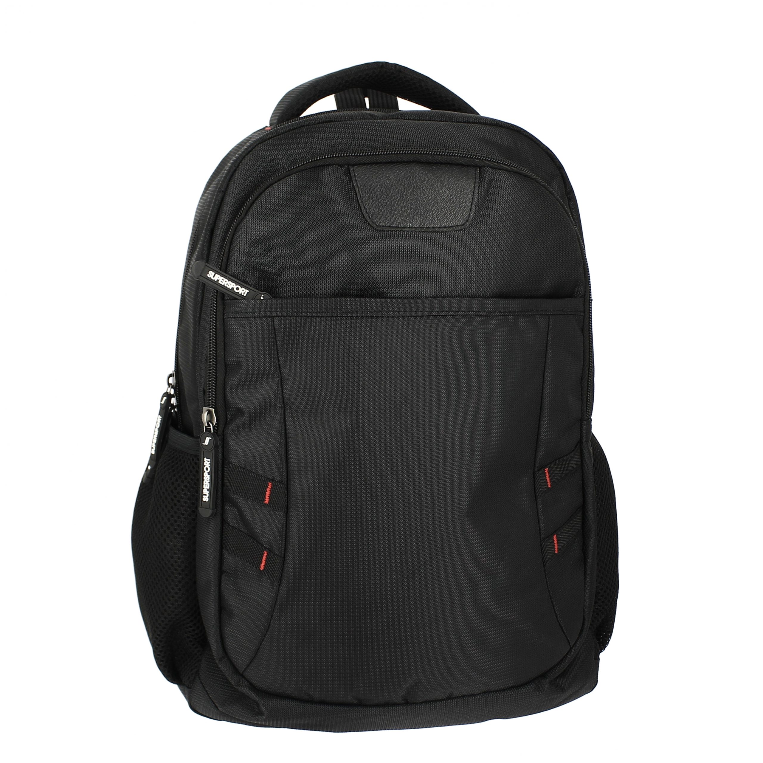 DSI SUPERSPORT Unisex BACK PACK BLACK - 43cmx30cmx17cm