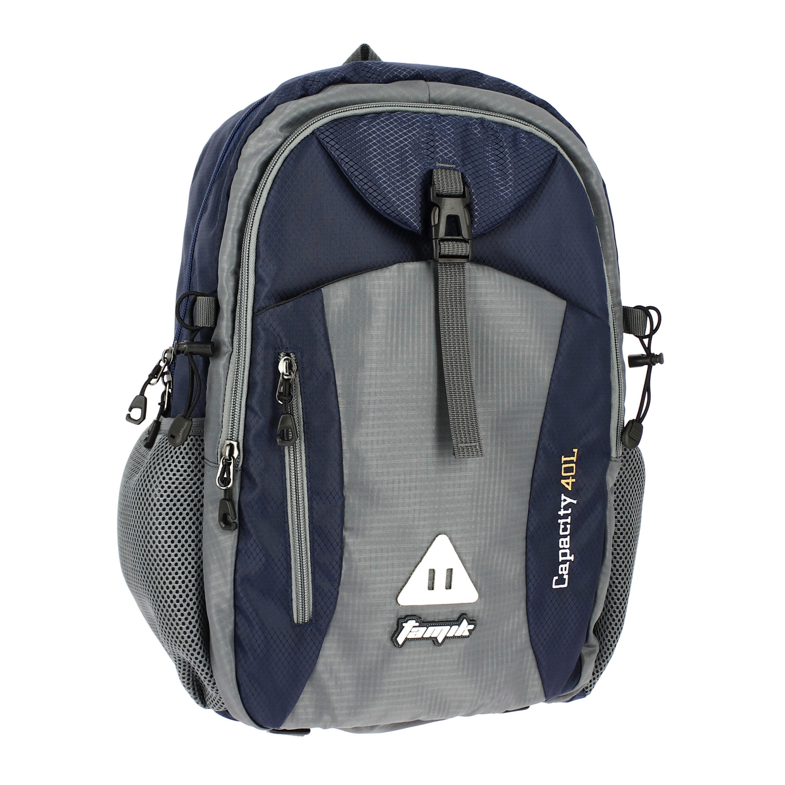 Tamik Unisex BACK PACK BLUE - 44cmx28cmx17cm