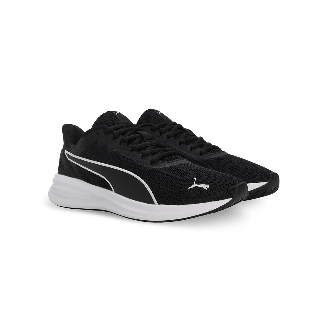 PUMA Men RUNNING Lacing Shoes BLACK
