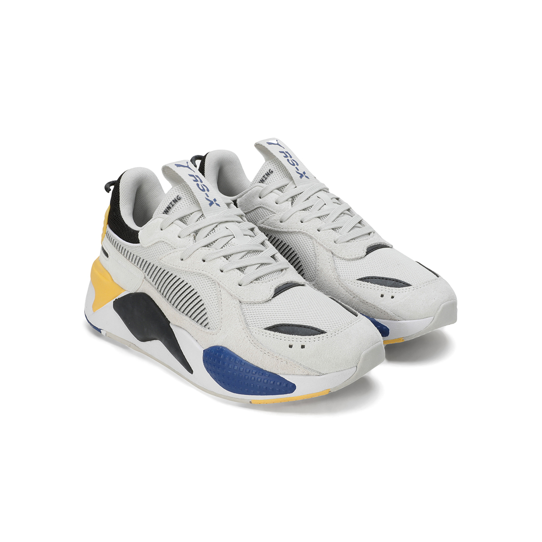 PUMA Men Casual Lacing Shoes GRAY/YELLOW