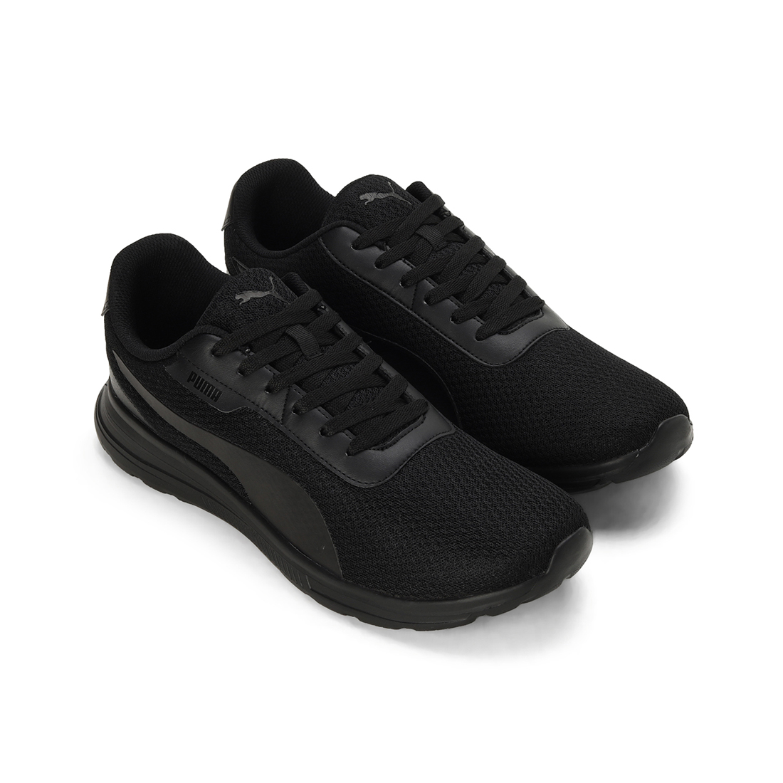 PUMA   Men RUNNING Lacing Shoes BLACK