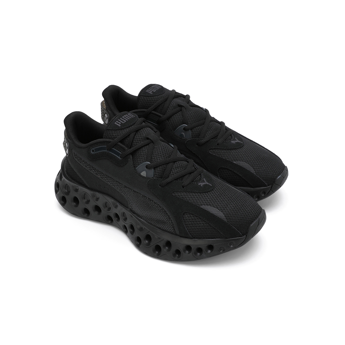 PUMA Men RUNNING Lacing Shoes BLACK