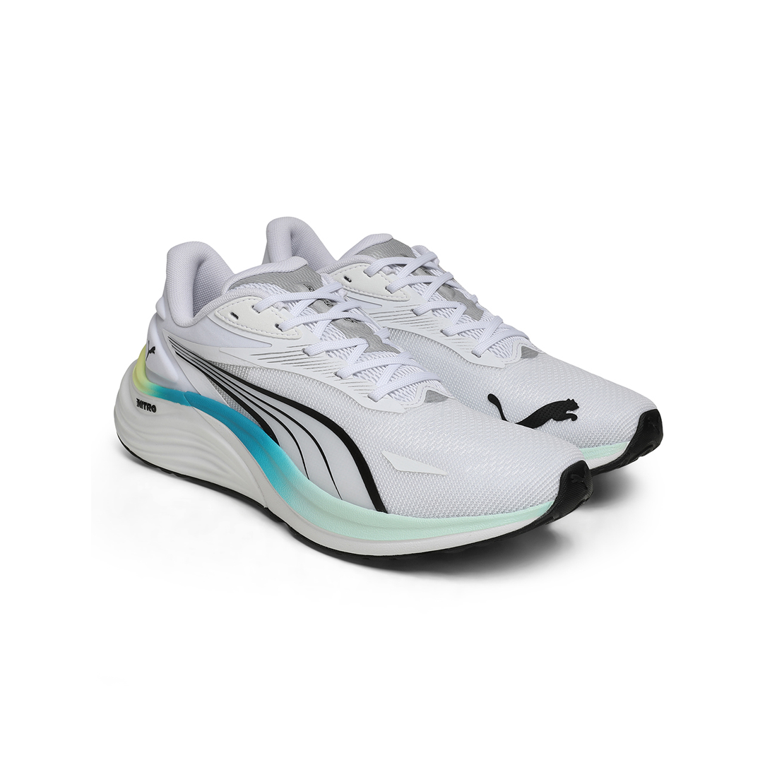 PUMA Men RUNNING Lacing Shoes WHITE