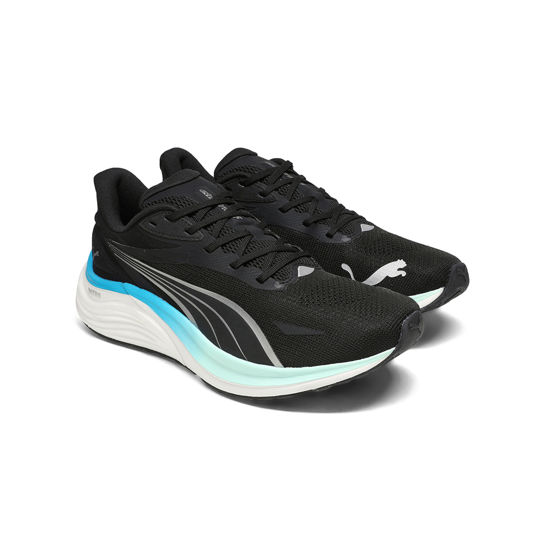 PUMA   Men RUNNING Lacing Shoes BLACK