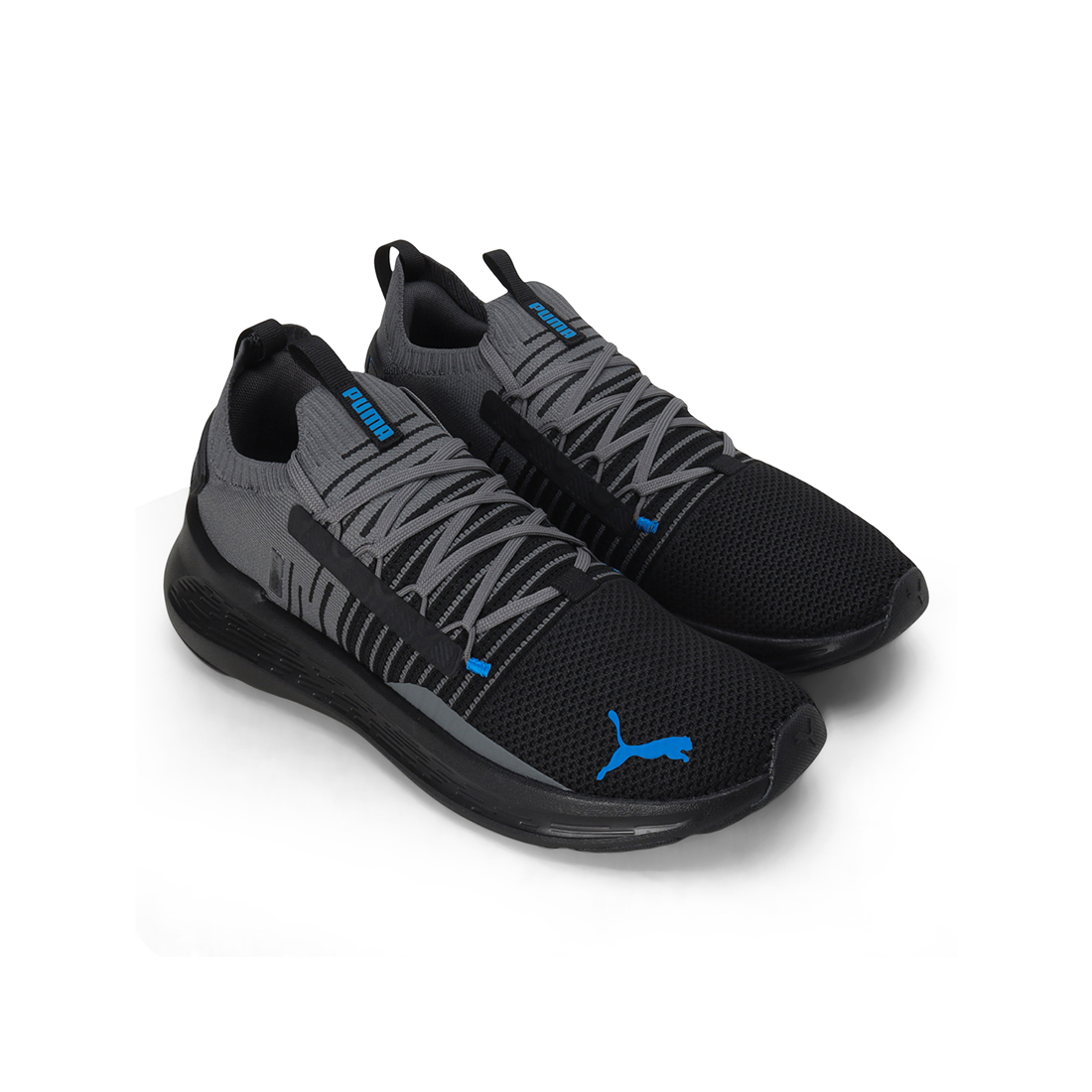 PUMA Men RUNNING Lacing Shoes BLACK