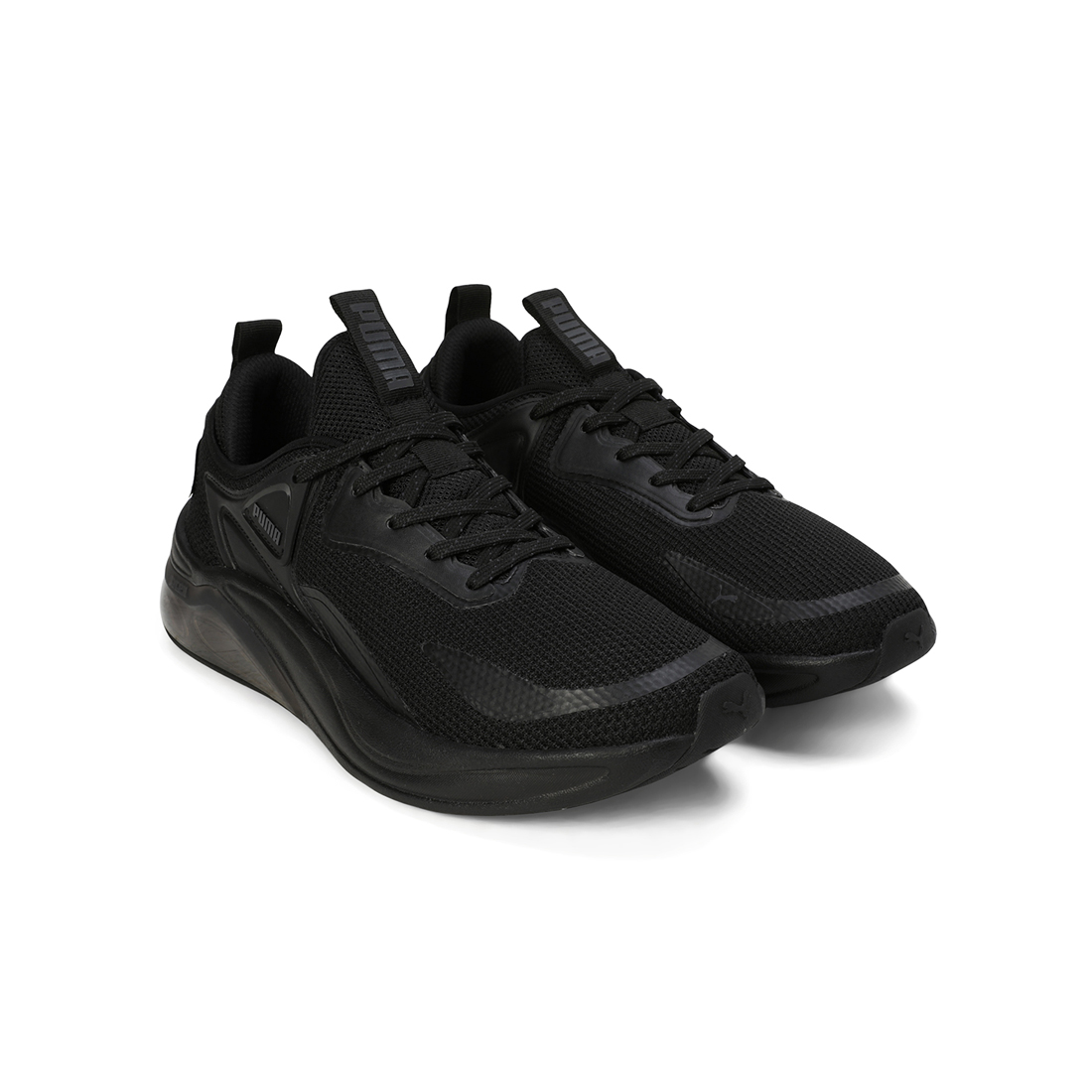 PUMA Men RUNNING Lacing Shoes BLACK
