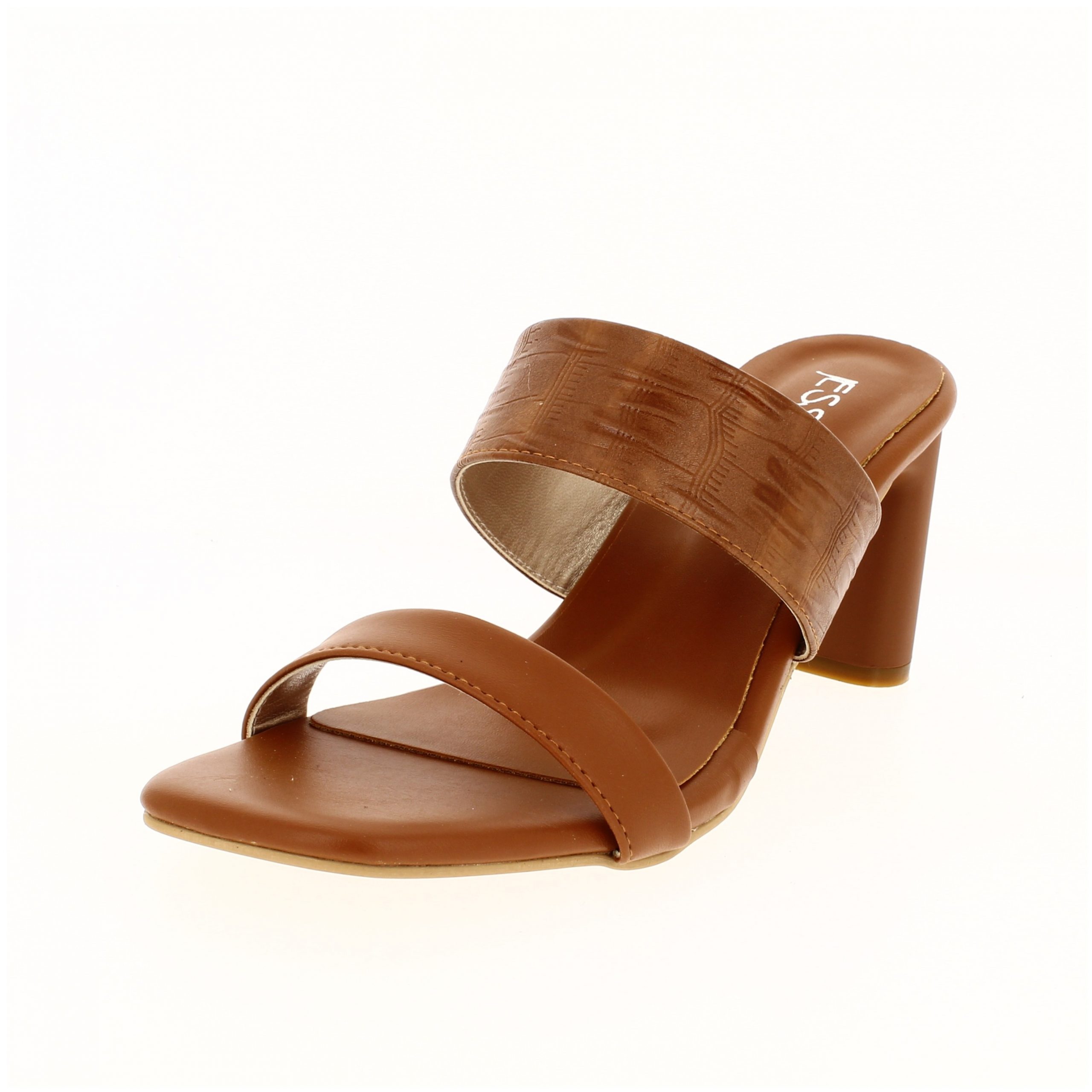 JESSICA  Women Casual  Slip-on Heels TAN