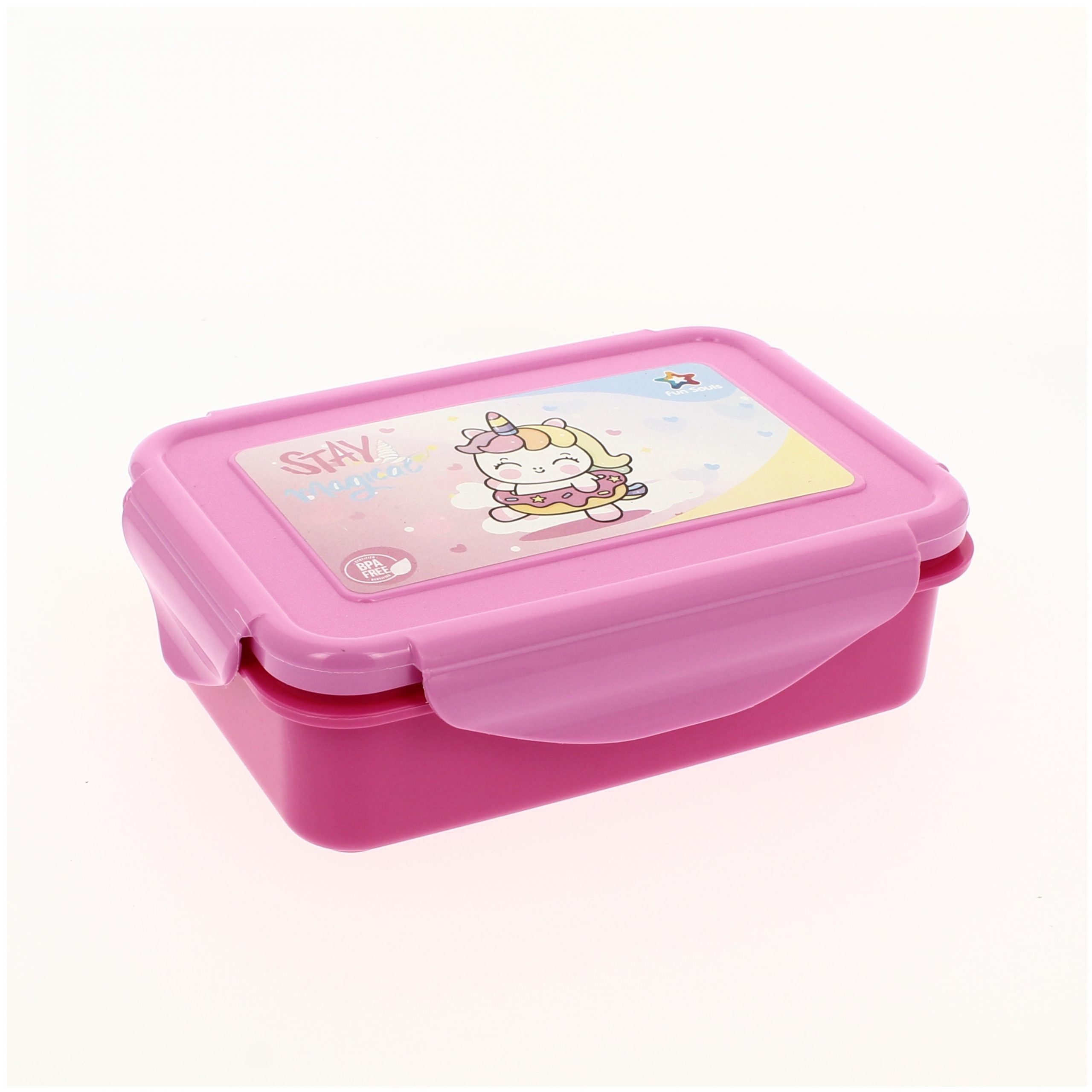 Fun Souls Lunch Box - Light Pink