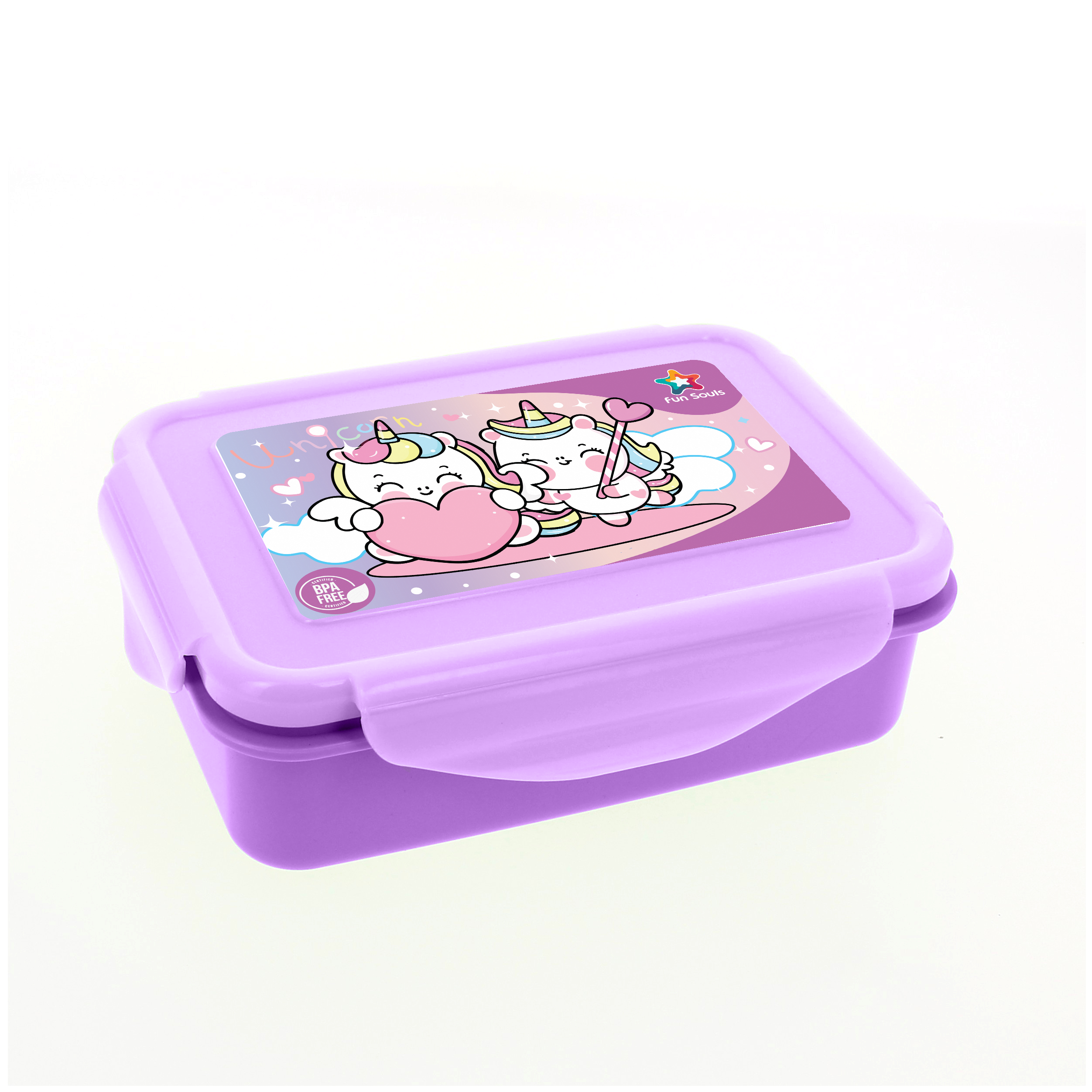 Fun Souls Lunch Box - Purple