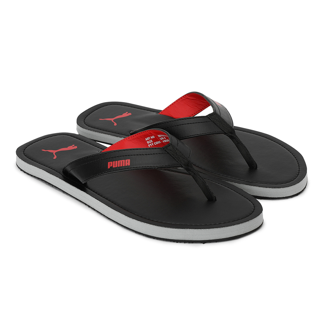 PUMA Men Casual Slip-on Slippers BLACK