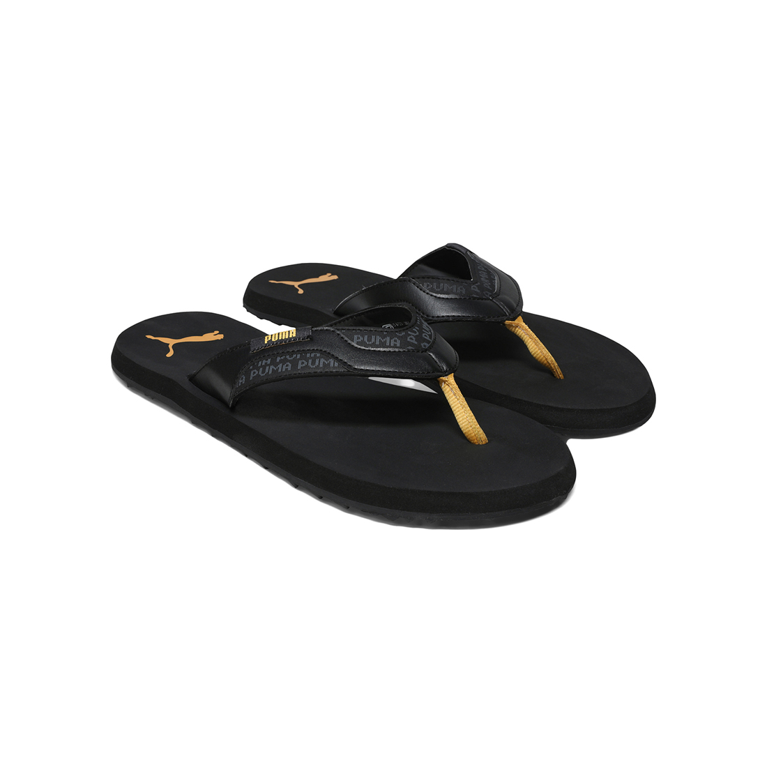 PUMA Men Casual Slip-on Slippers BLACK