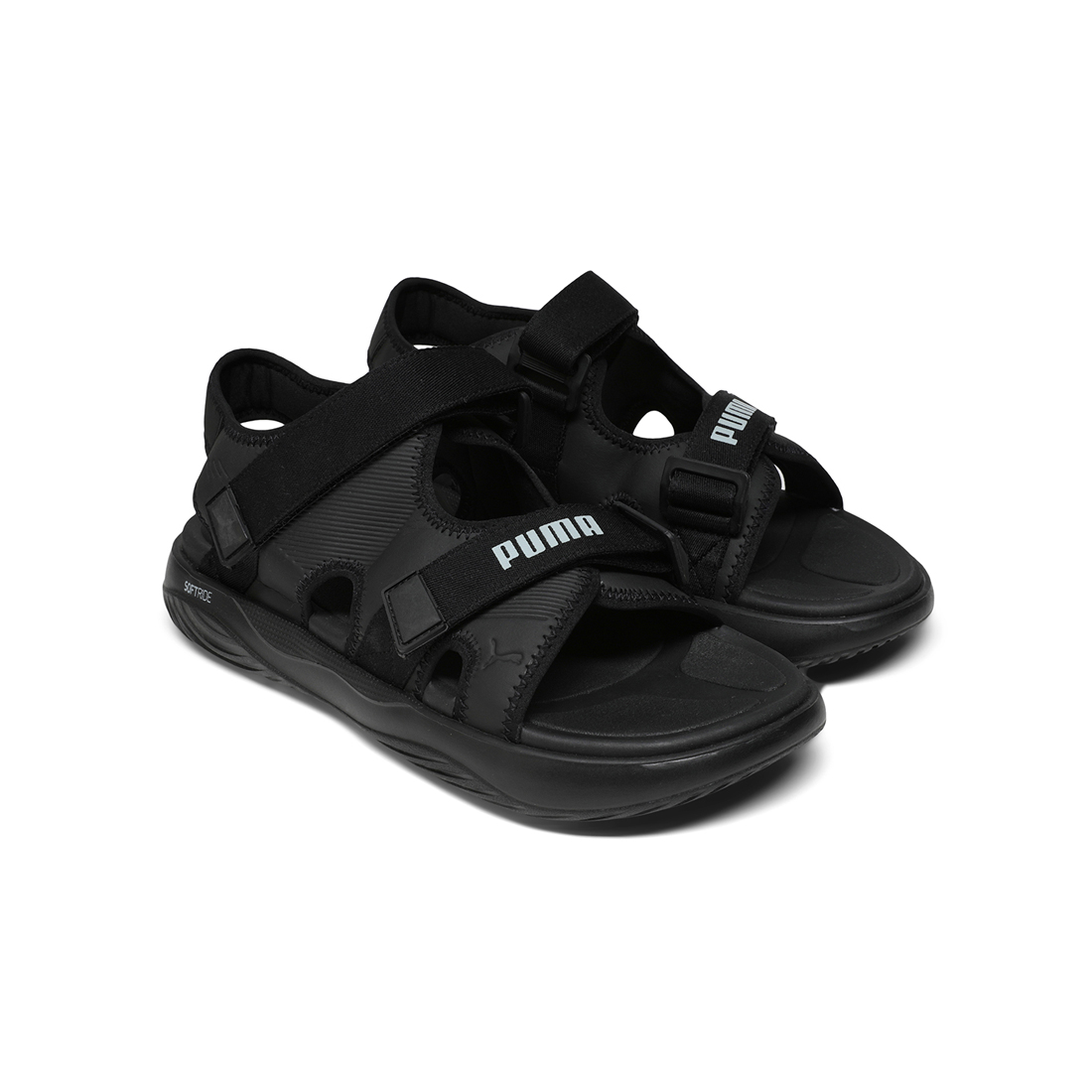 PUMA Unisex Casual  Slip-on  Sandals BLACK