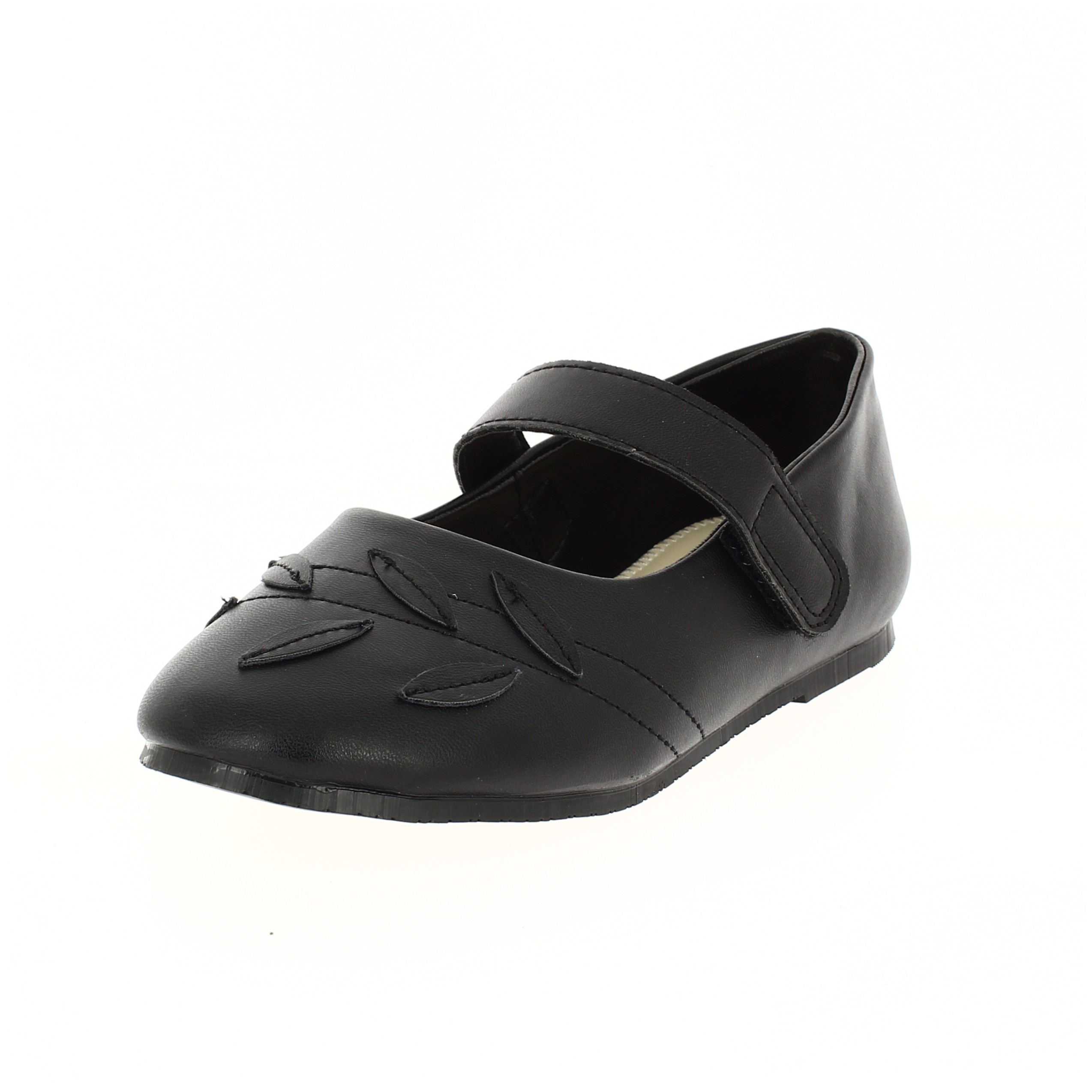 Fun Souls Girls Casual BALLERINA Shoes BLACK