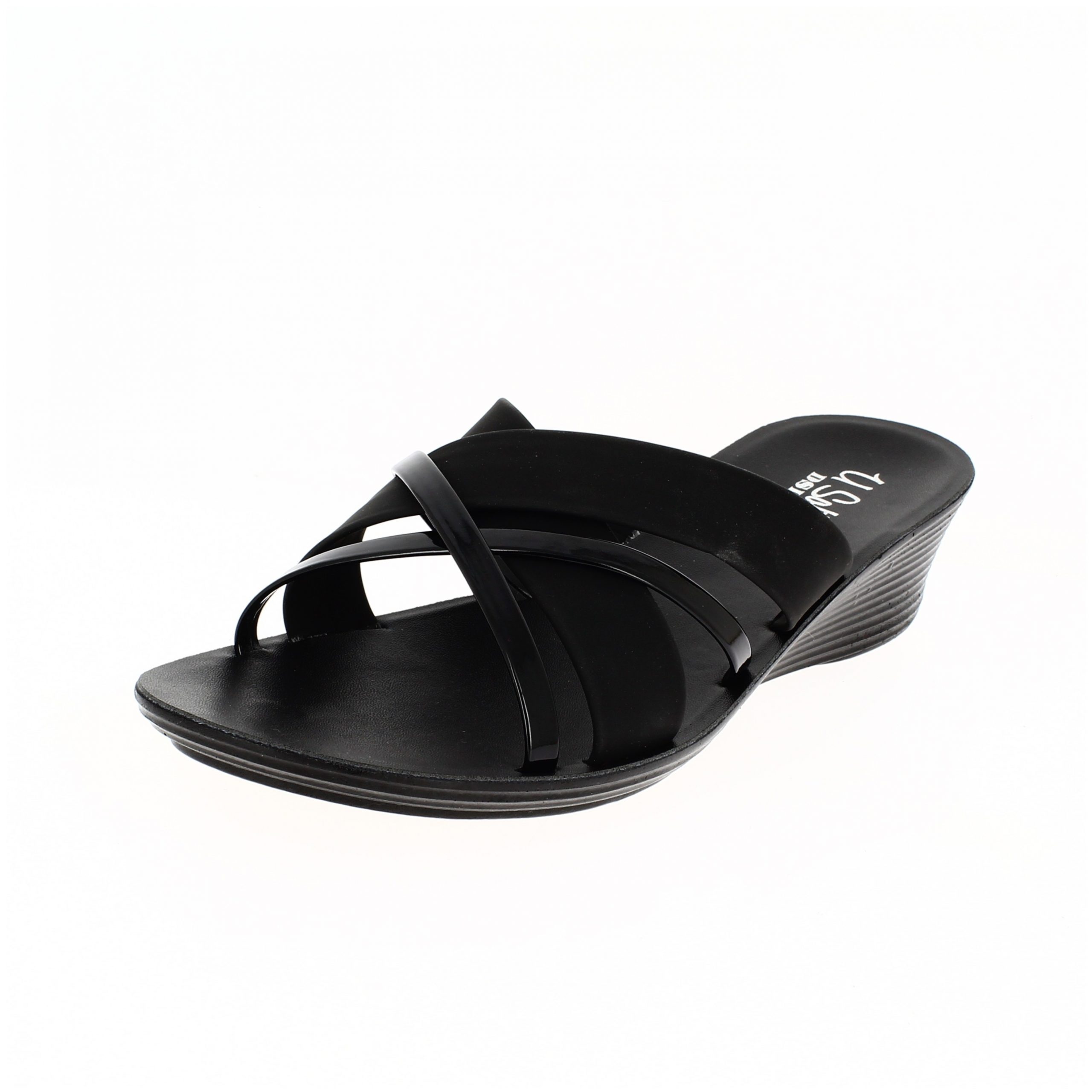 U Softo  Women Casual  Slip-on Slippers BLACK